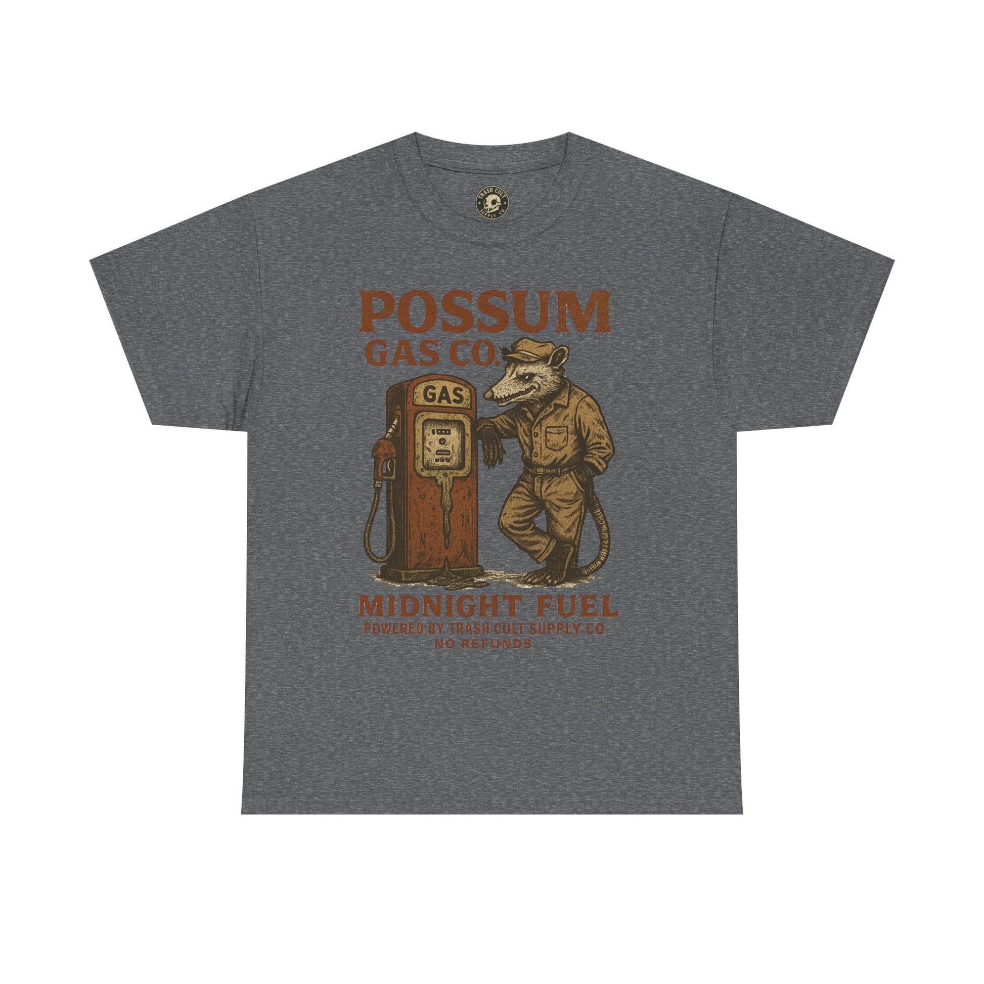 Possum Gas Co. Vintage Feral Mechanic Shirt – Trash Cult Supply Co. – Gildan 5000
