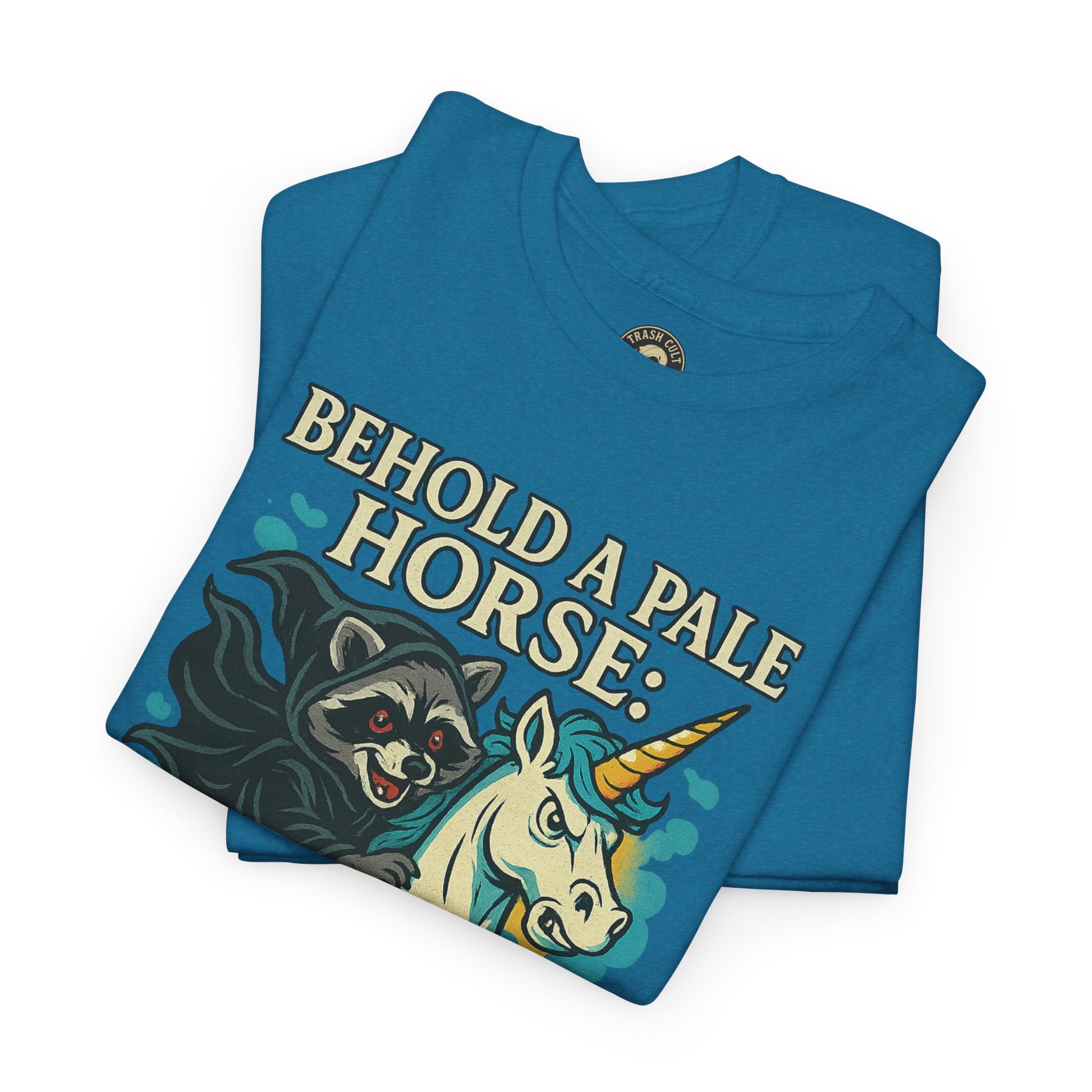 Behold a Pale Horse – Raccoon of Death Shirt | Gildan 5000 Unisex Tee