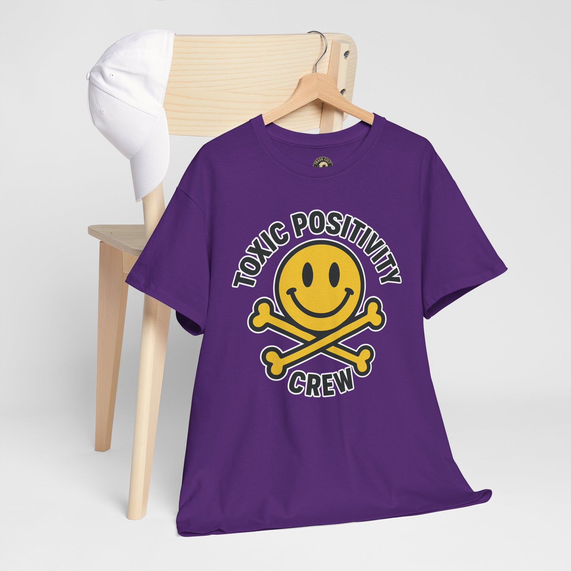 Toxic Positivity Tee | Fun Graphic Shirt for Casual Wear, Gifts, Festivals, Anti-Toxic Vibes, Everyday Style, Unisex T-Shirt