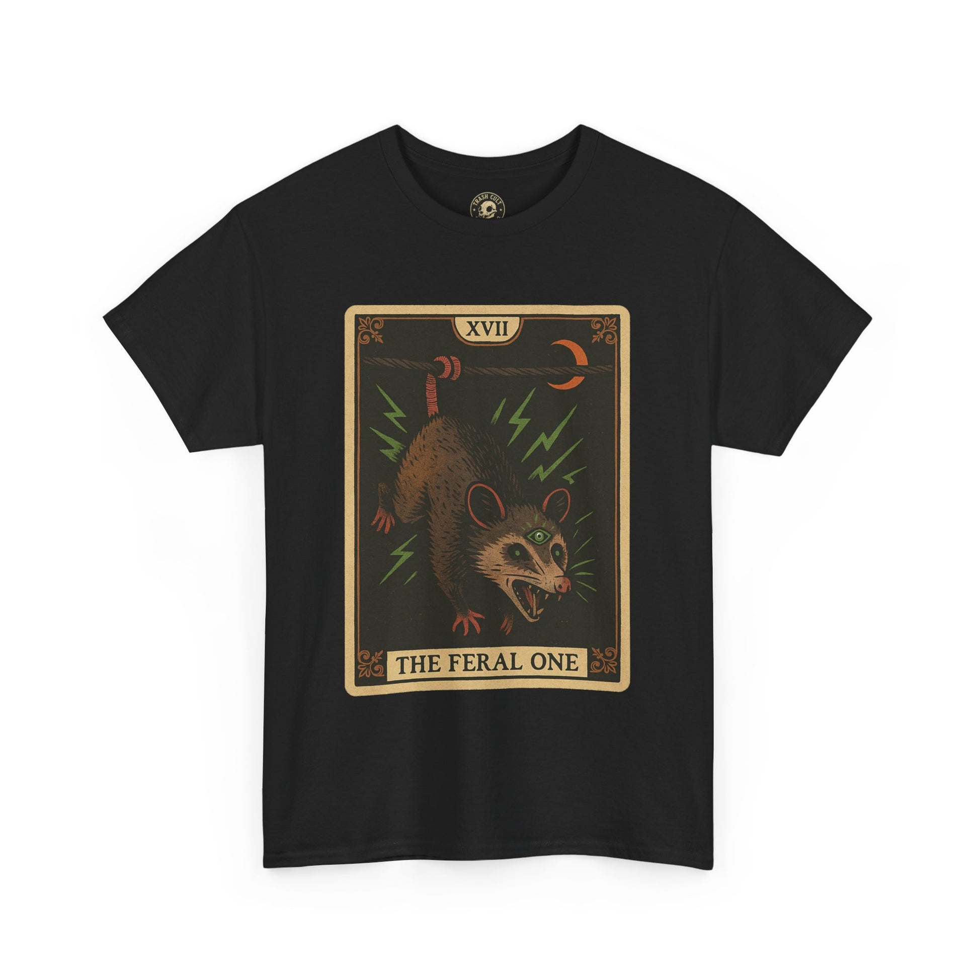Feral One Graphic Tee - Quirky Unisex T-Shirt, Vintage Inspired, Animal Art, Casual Wear, Gifts for Him/Her