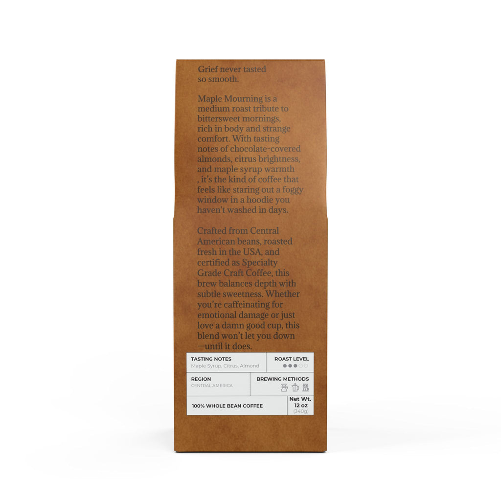 🍁 Maple Mourning – Medium Roast Coffee (12oz)