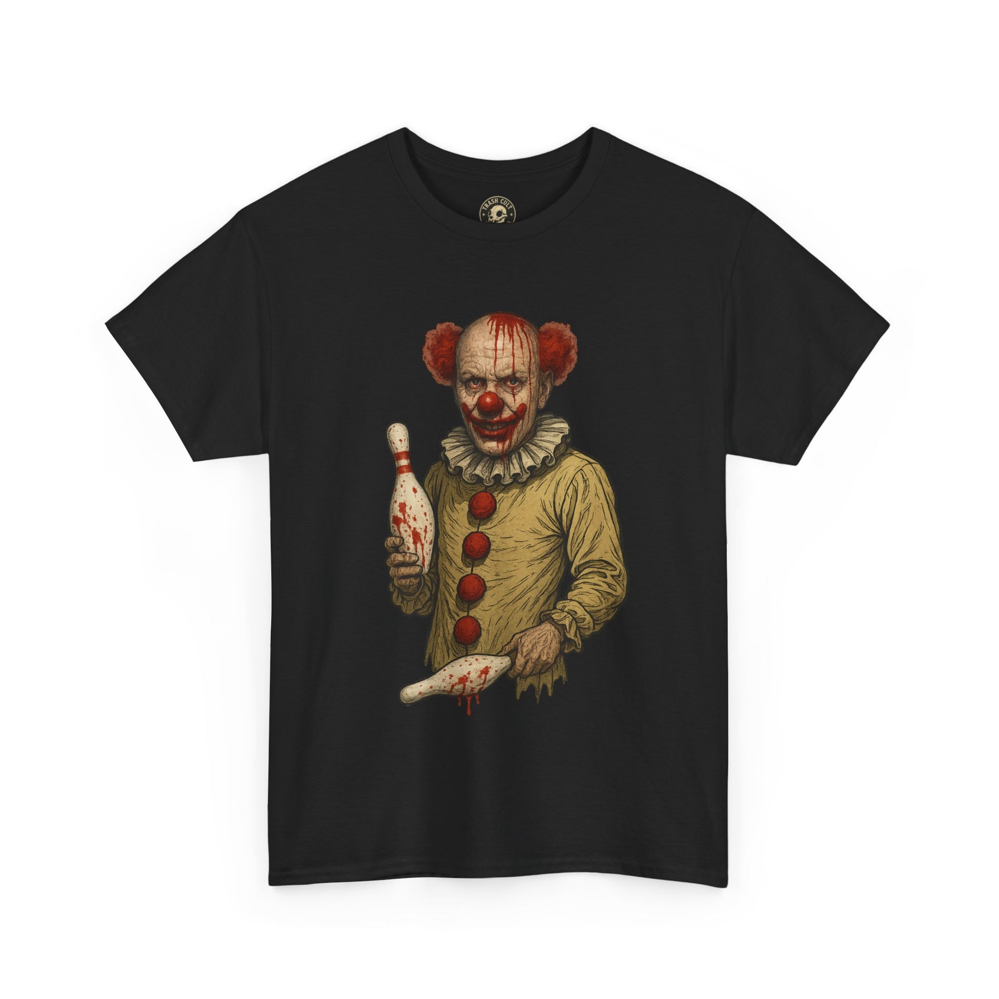 Spooky Clown Unisex Tee | Horror Fan Shirt, Halloween Costume, Graphic Tee, Horror Movie Merchandise, Unique Gift