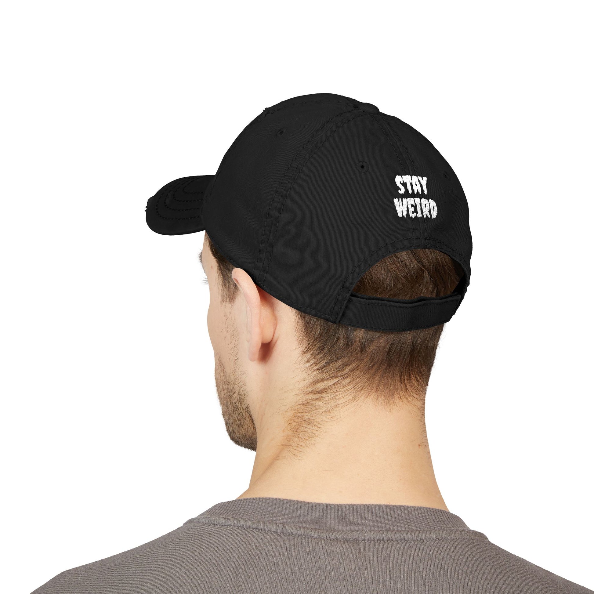 FERAL Distressed Dad Hat – Stay Weird Vintage Cap