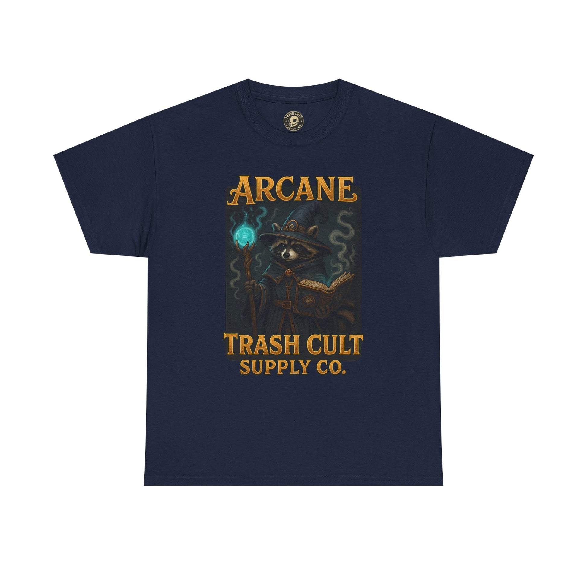 Arcane Trash Cult Unisex Heavy Cotton Tee, Cult Merchandise, Witchy Style, Halloween Tee, Casual Everyday Wear