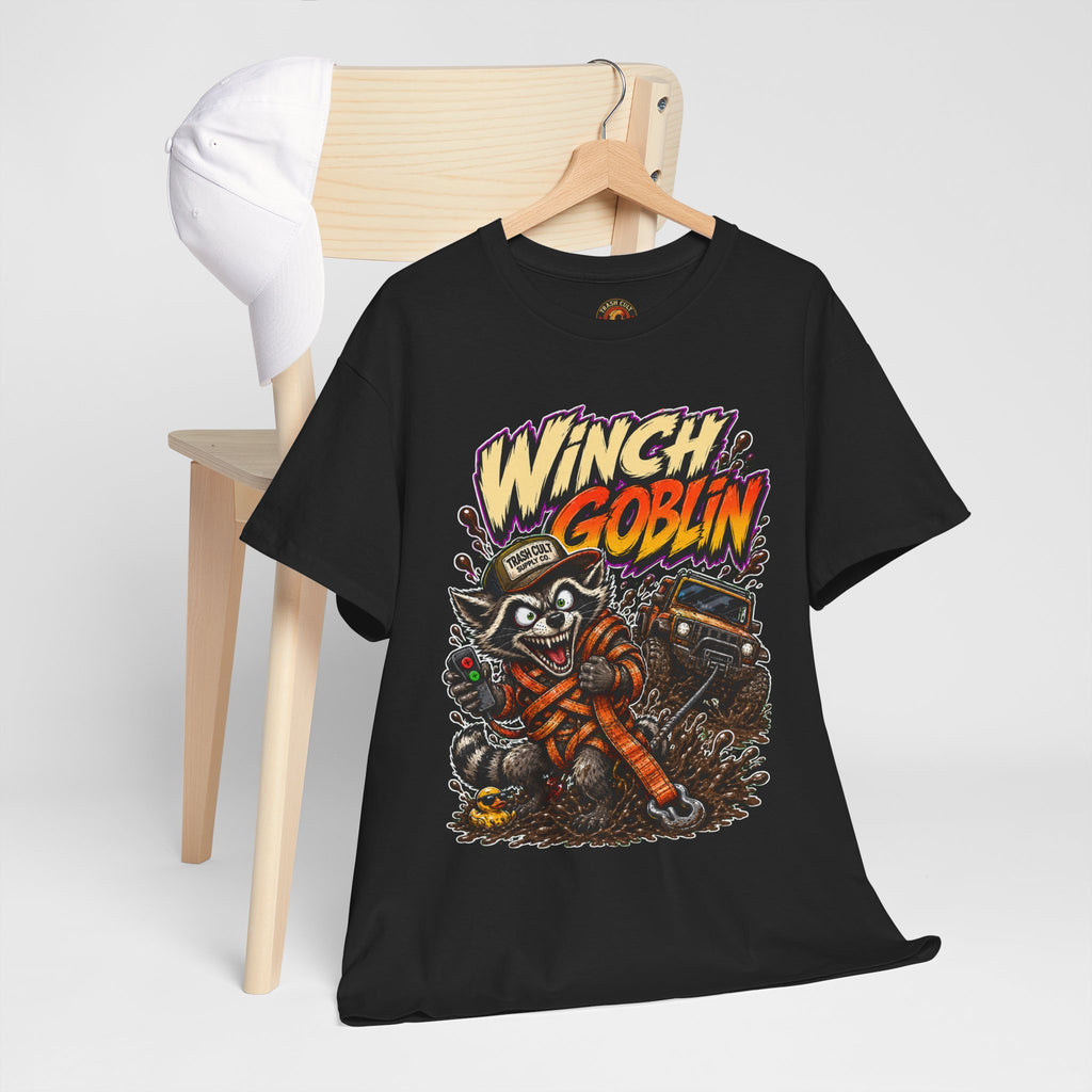 Winch Goblin Tee — Vintage Tow Truck Mechanic Graphic Shirt