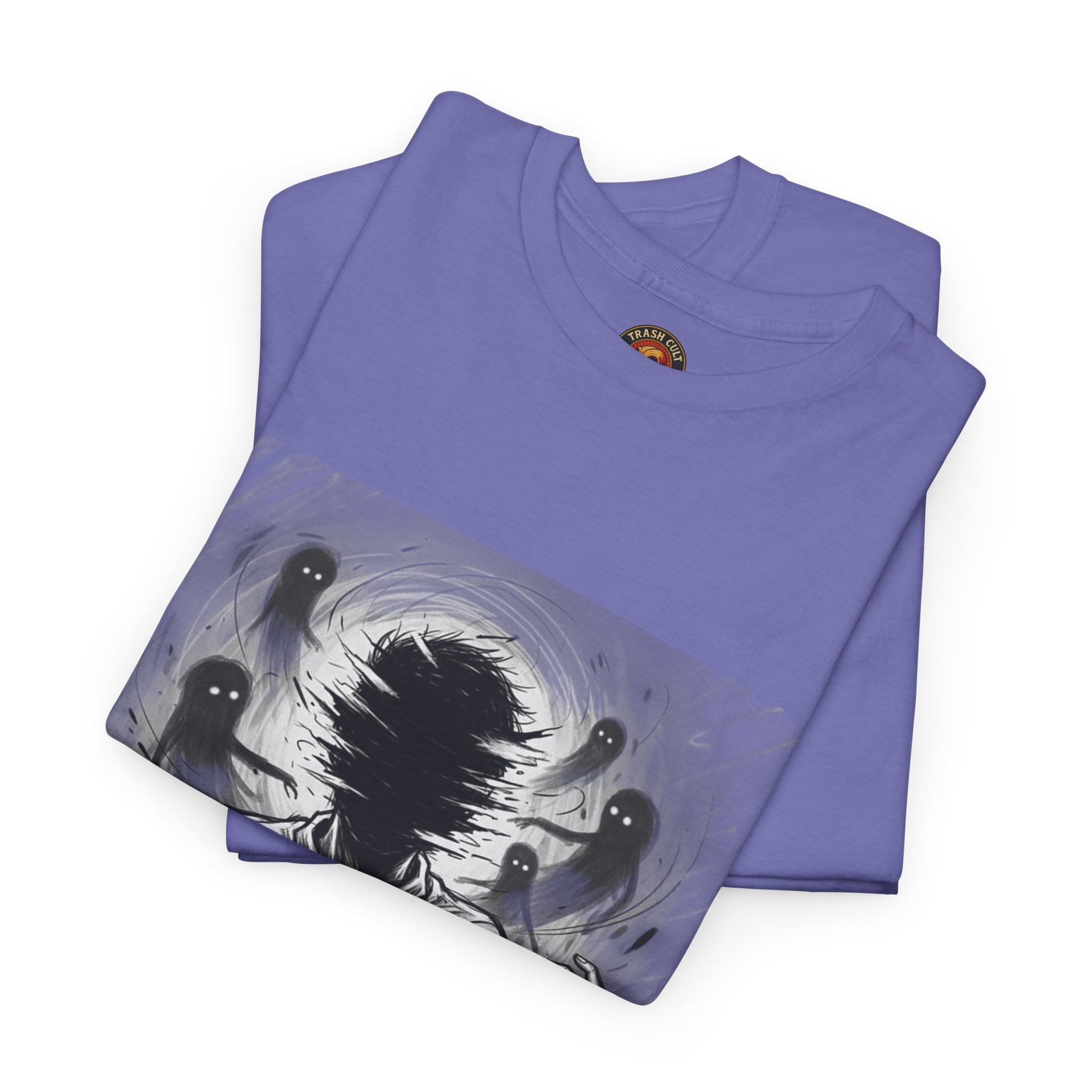 Xian Allen x Trash Cult Shirt – “Don’t Let Them In” | Ghost Spiral Emotional Horror Tee