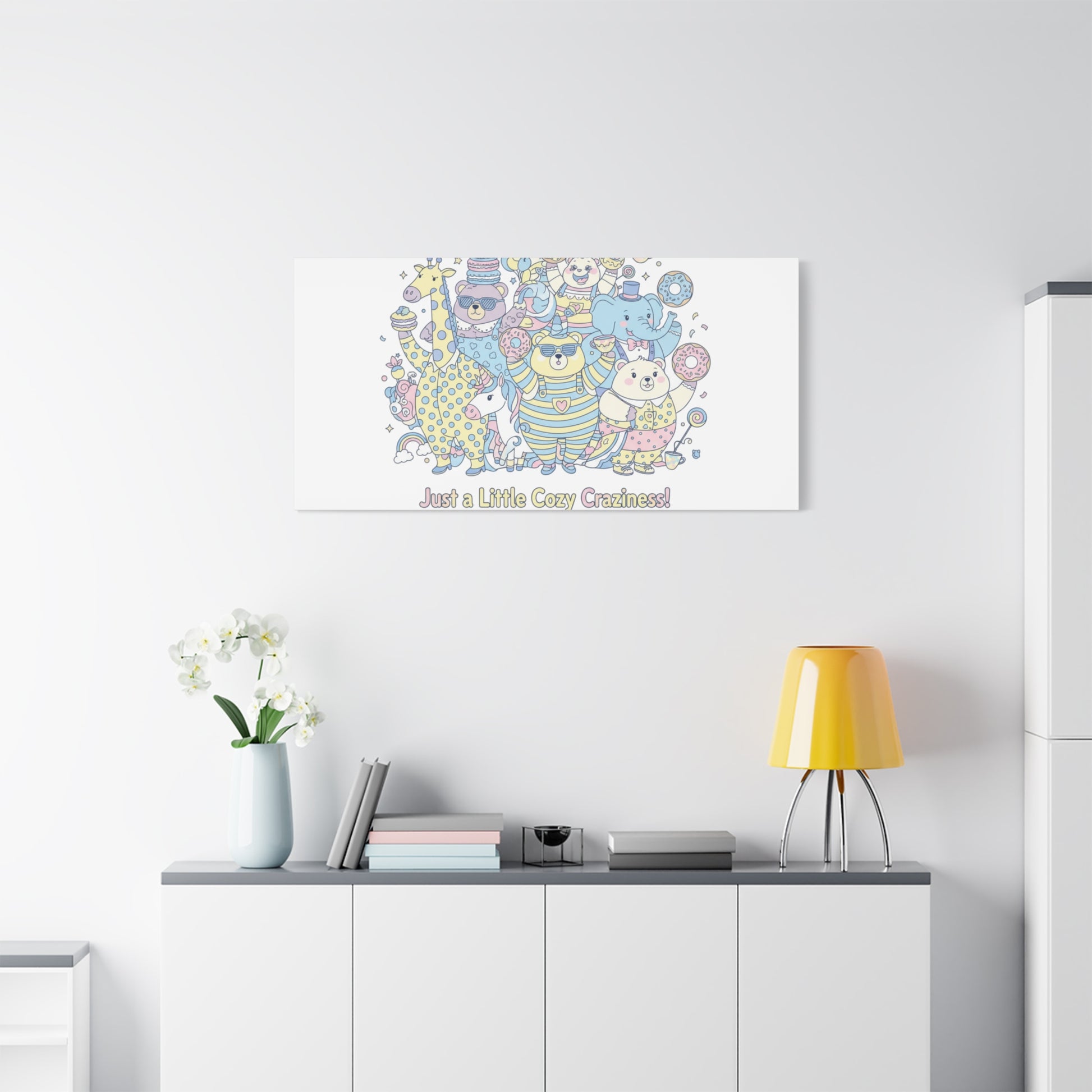 Cozy Craziness Canvas | mildly unhinged cute, whimsical weird