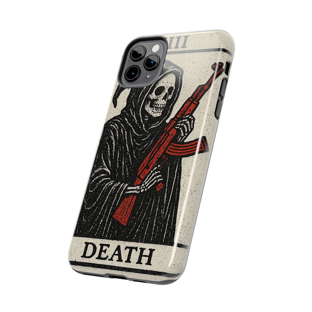 Grim Reaper Phone Case, Tough Phone Case for Gamers, Unique Smartphone Accessories, Halloween Decor, Death-Inspired Gift