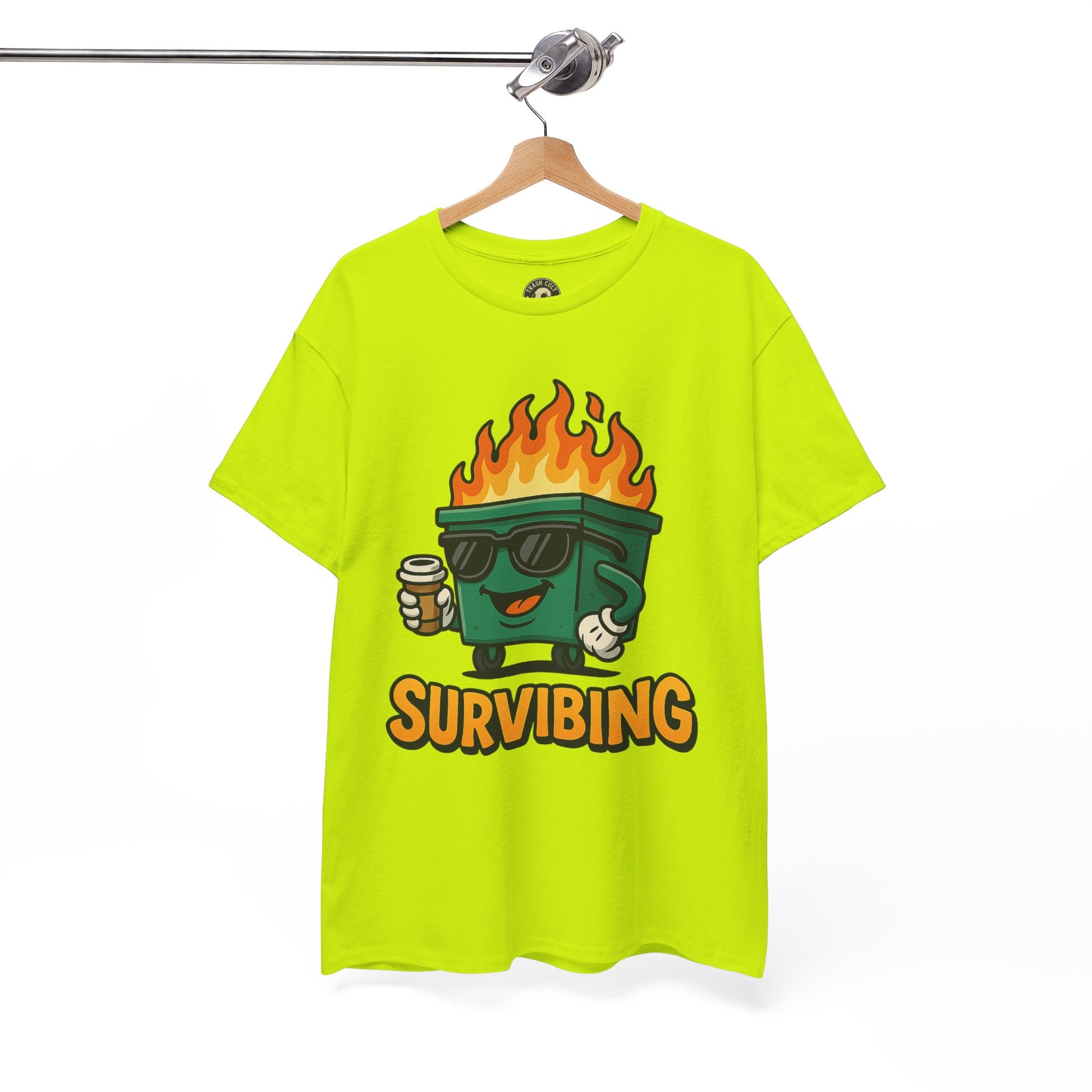 Survibing Shirt – High Visibility Safety Colors – Gildan 5000 Unisex Tee