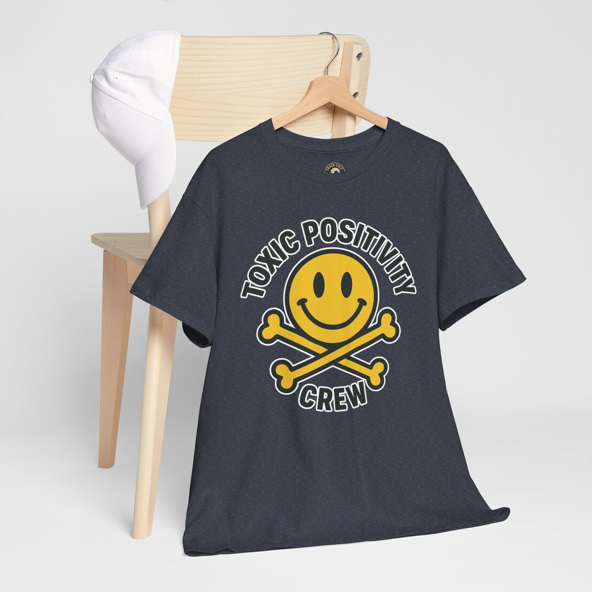 Toxic Positivity Tee | Fun Graphic Shirt for Casual Wear, Gifts, Festivals, Anti-Toxic Vibes, Everyday Style, Unisex T-Shirt