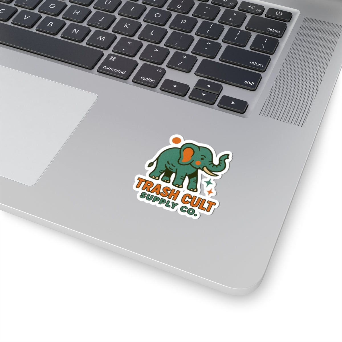 Whimsical Elephant Kiss-Cut Stickers, Fun Decor, Laptop Accessories, Gift for Animal Lovers, Custom Designs, Nature Enthusiasts