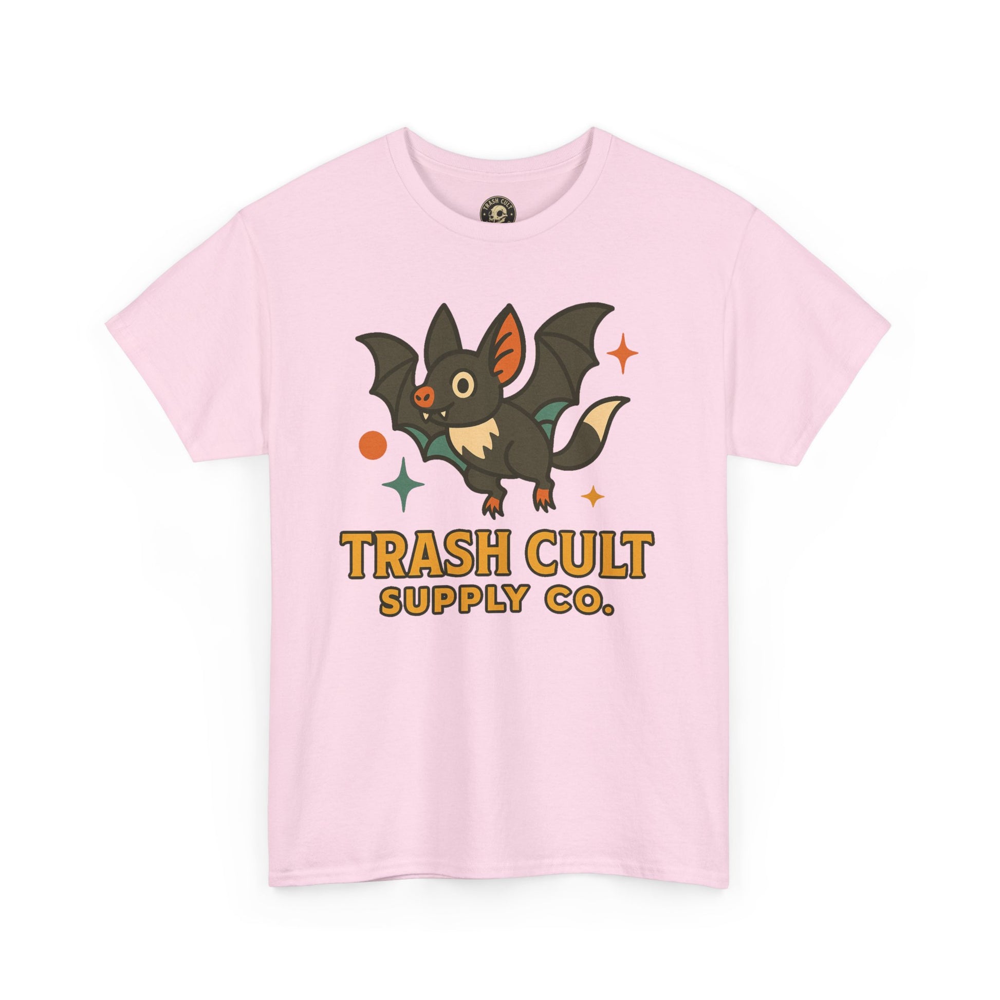 Trash Cult Supply Co. Unisex Heavy Cotton Tee - Fun Graphic Tee for Casual Wear, Perfect Gift for Bat Lovers, Halloween T-Shirt, [...]