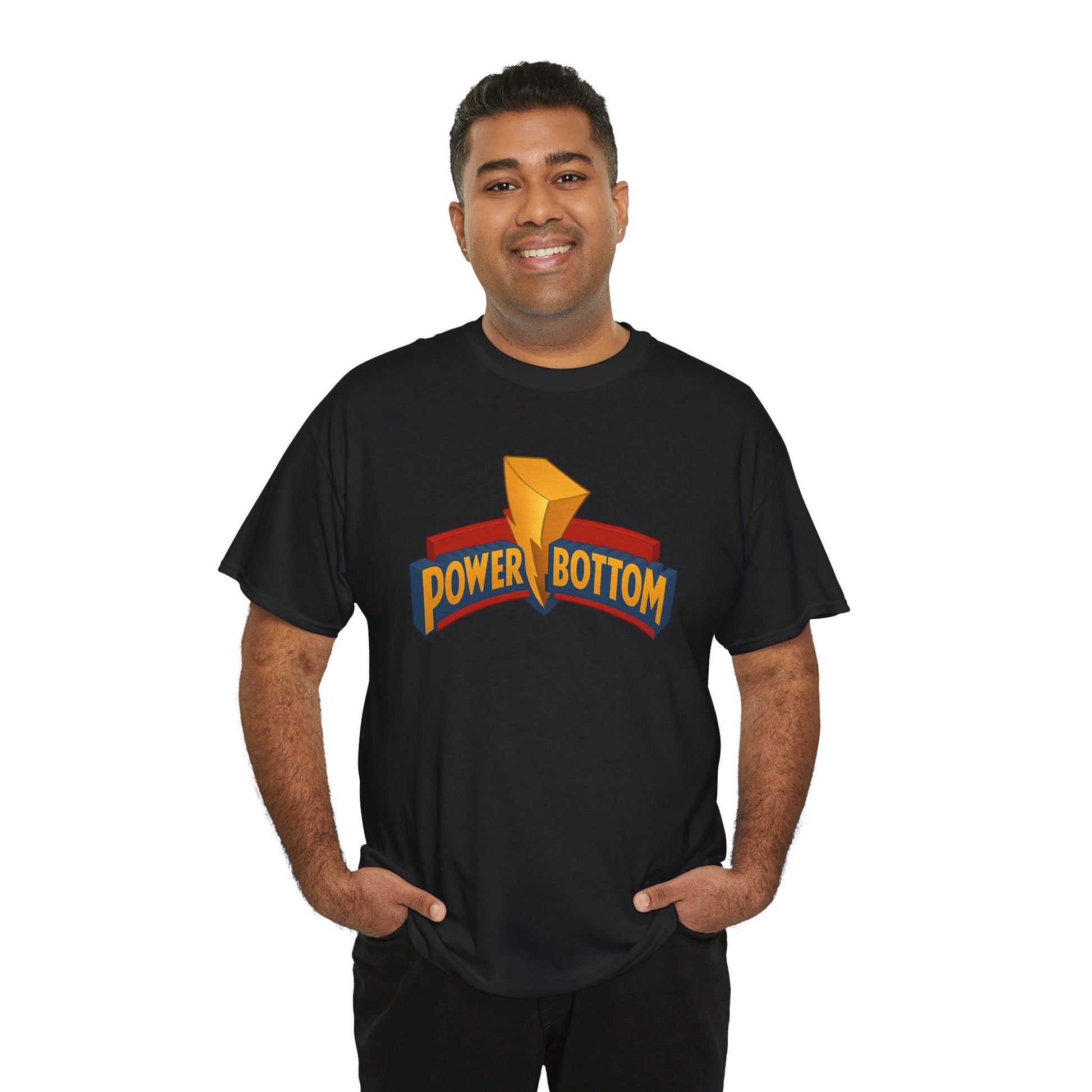 Power Bottom Vibes T-Shirt – Bold LGBTQ+ Pride Graphic Tee | Unisex Heavy Cotton Empowerment Shirt