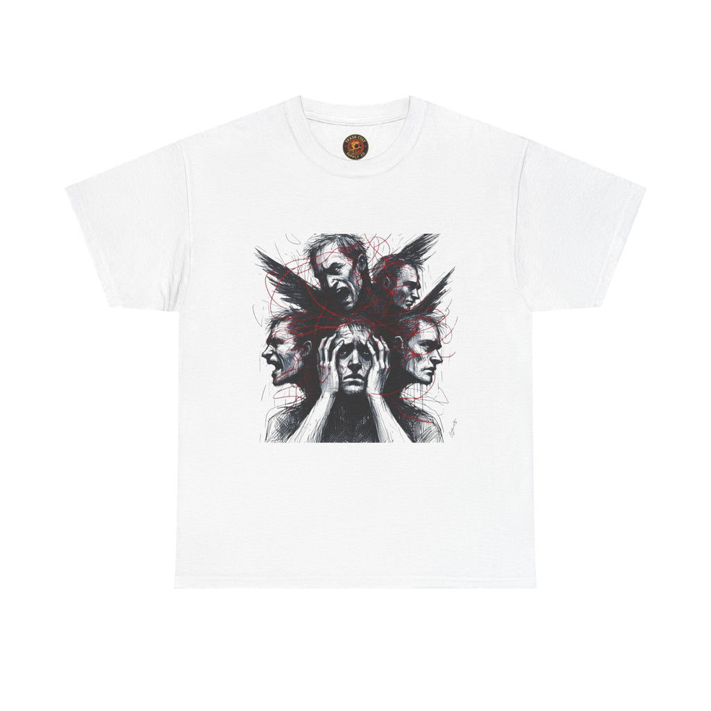 Xian Allen x Trash Cult Shirt – “Loud Inside My Head” | Dark Illustrative Art Tee