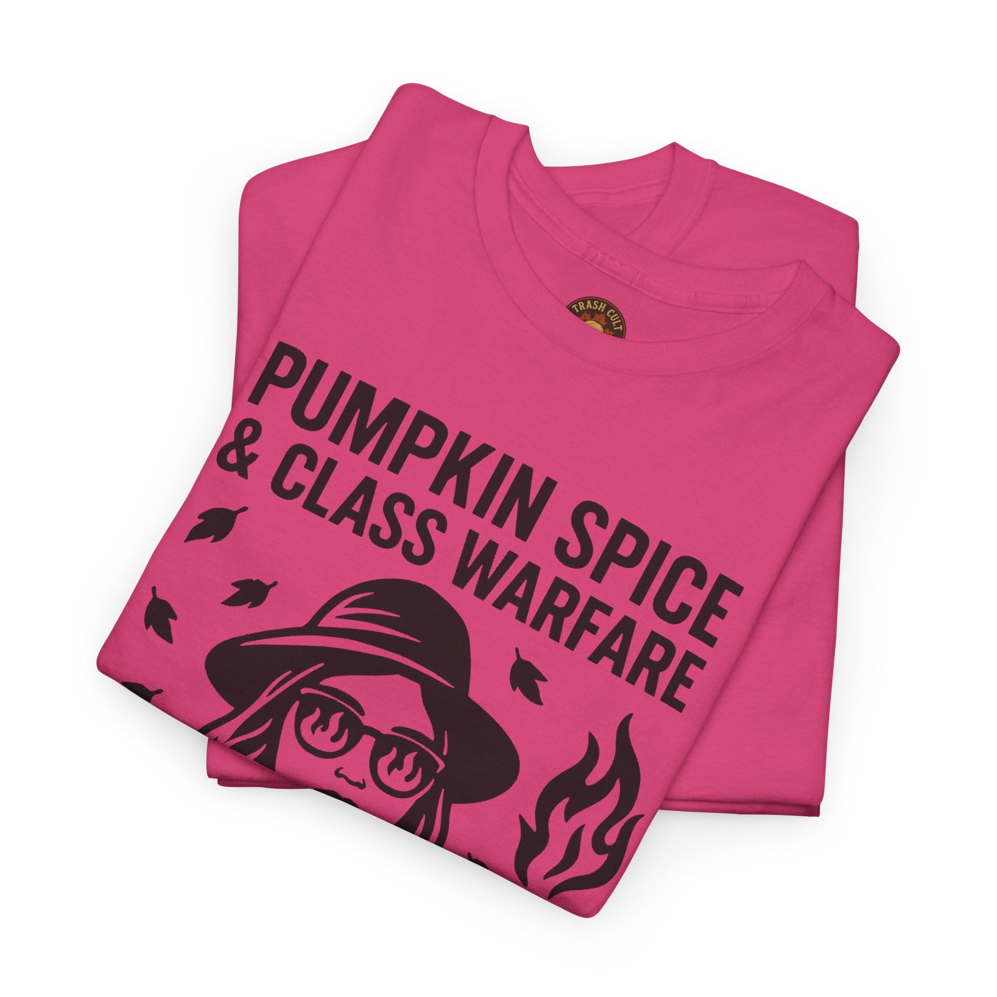 Pumpkin Spice & Class Warfare Shirt – Fall Riot Girl Graphic Tee – Fall of Humanity Collection – Trash Cult Supply Co.