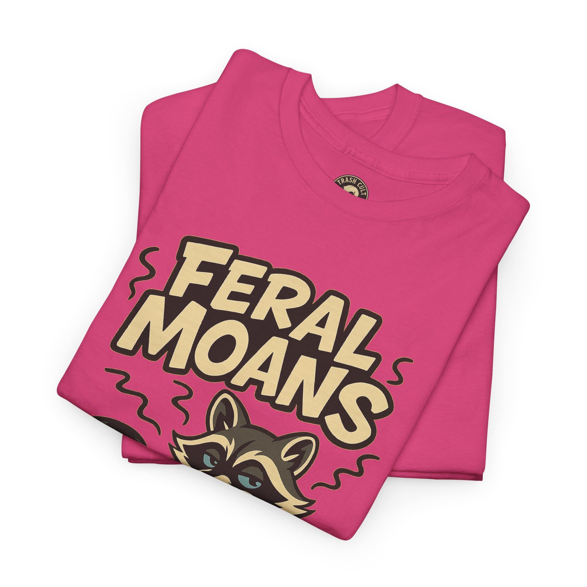 Feral Moans Unisex Heavy Cotton Tee, Funny Graphic Tee, Animal Lover Shirt, Casual Wear, Gift for Nature Enthusiasts