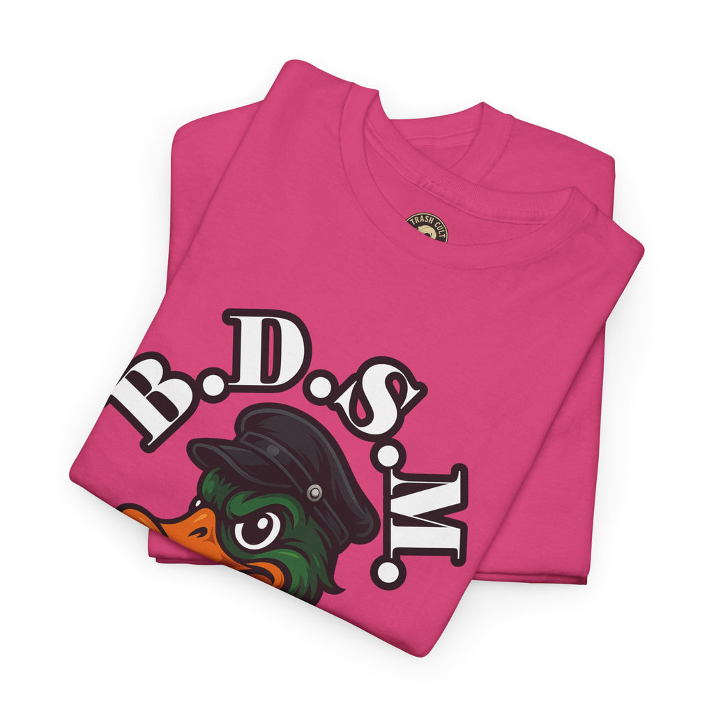 BDSM Mallard Duck Biker Shirt – Funny Biker Duck Tee on Gildan 5000