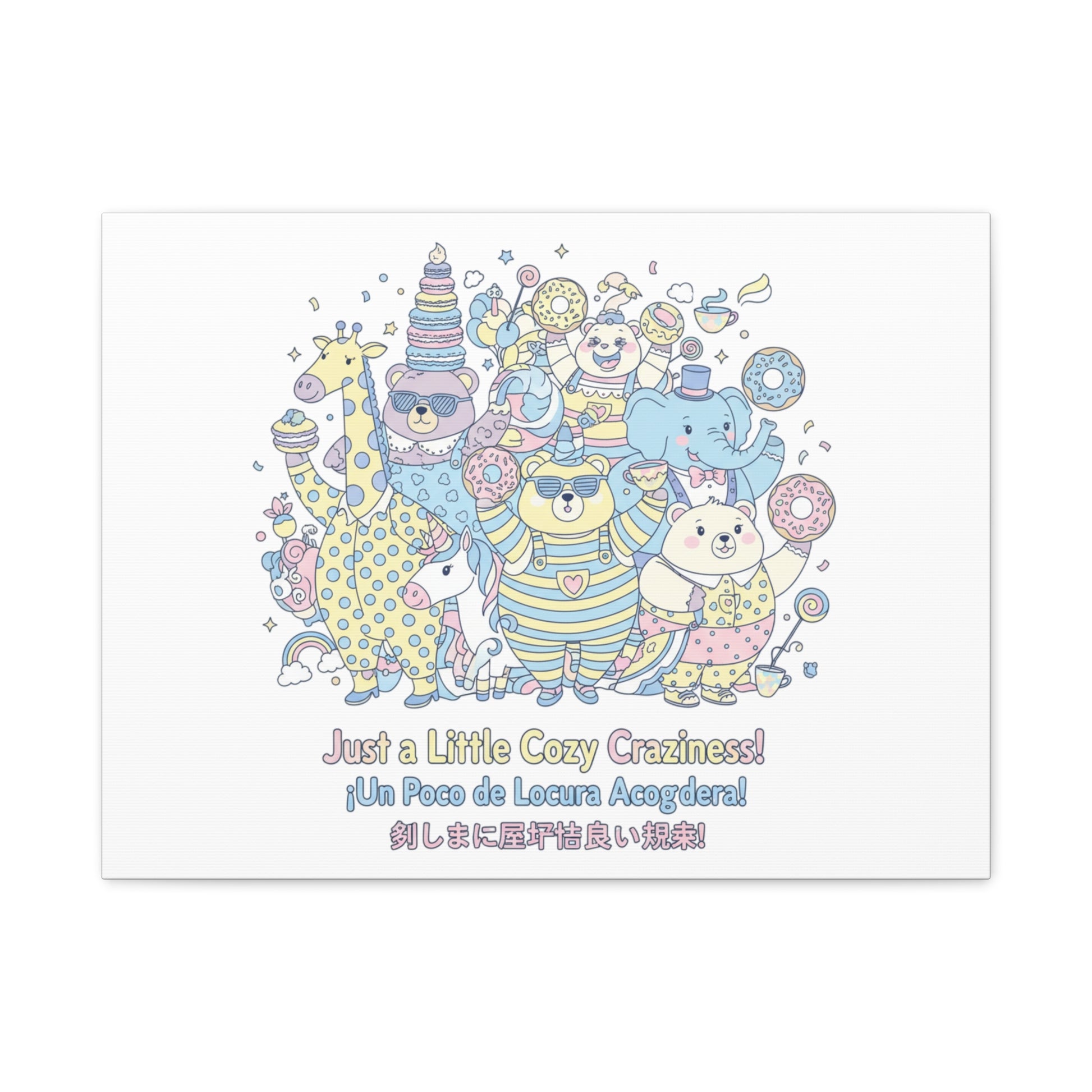 Cozy Craziness Canvas | mildly unhinged cute, whimsical weird