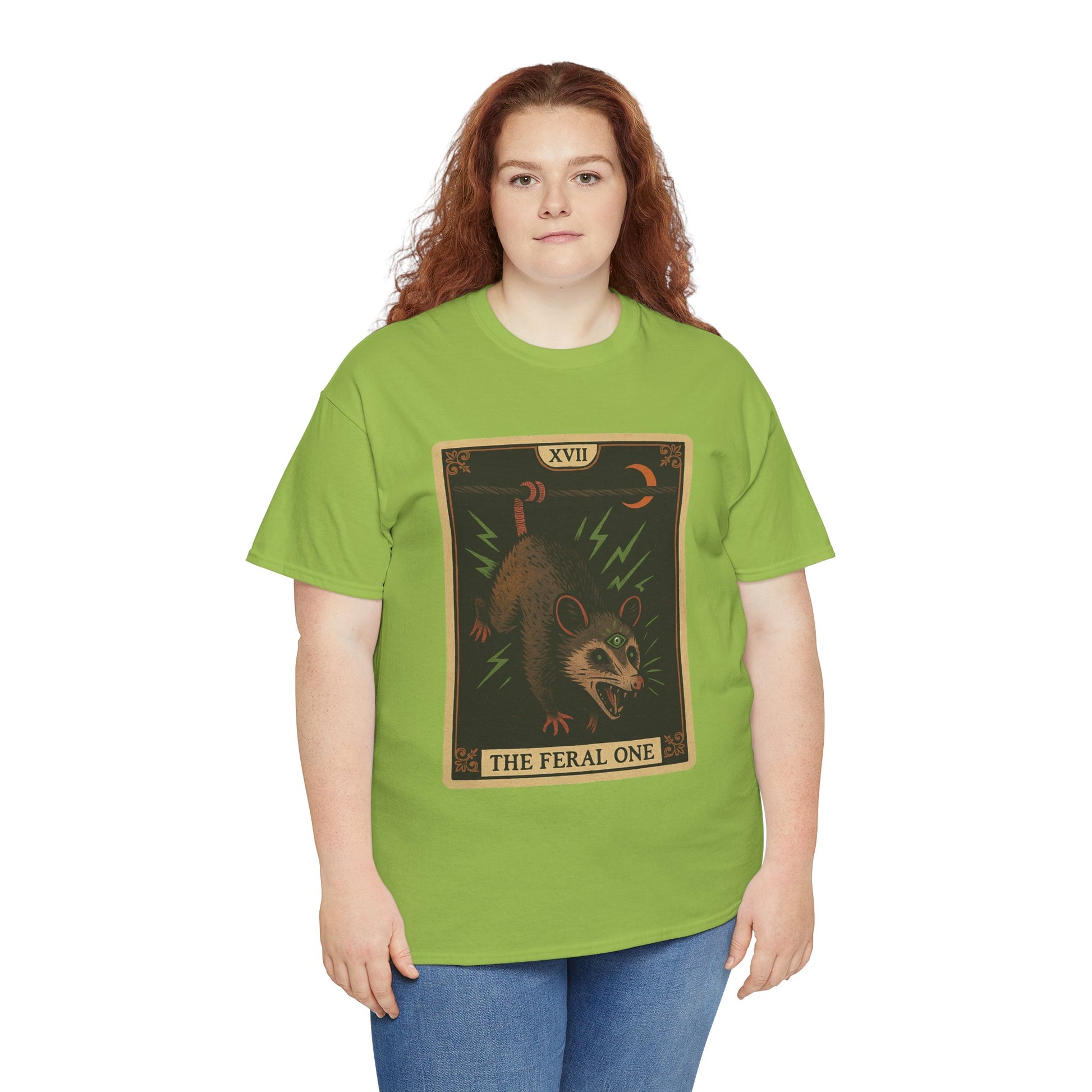 Feral One Graphic Tee - Quirky Unisex T-Shirt, Vintage Inspired, Animal Art, Casual Wear, Gifts for Him/Her