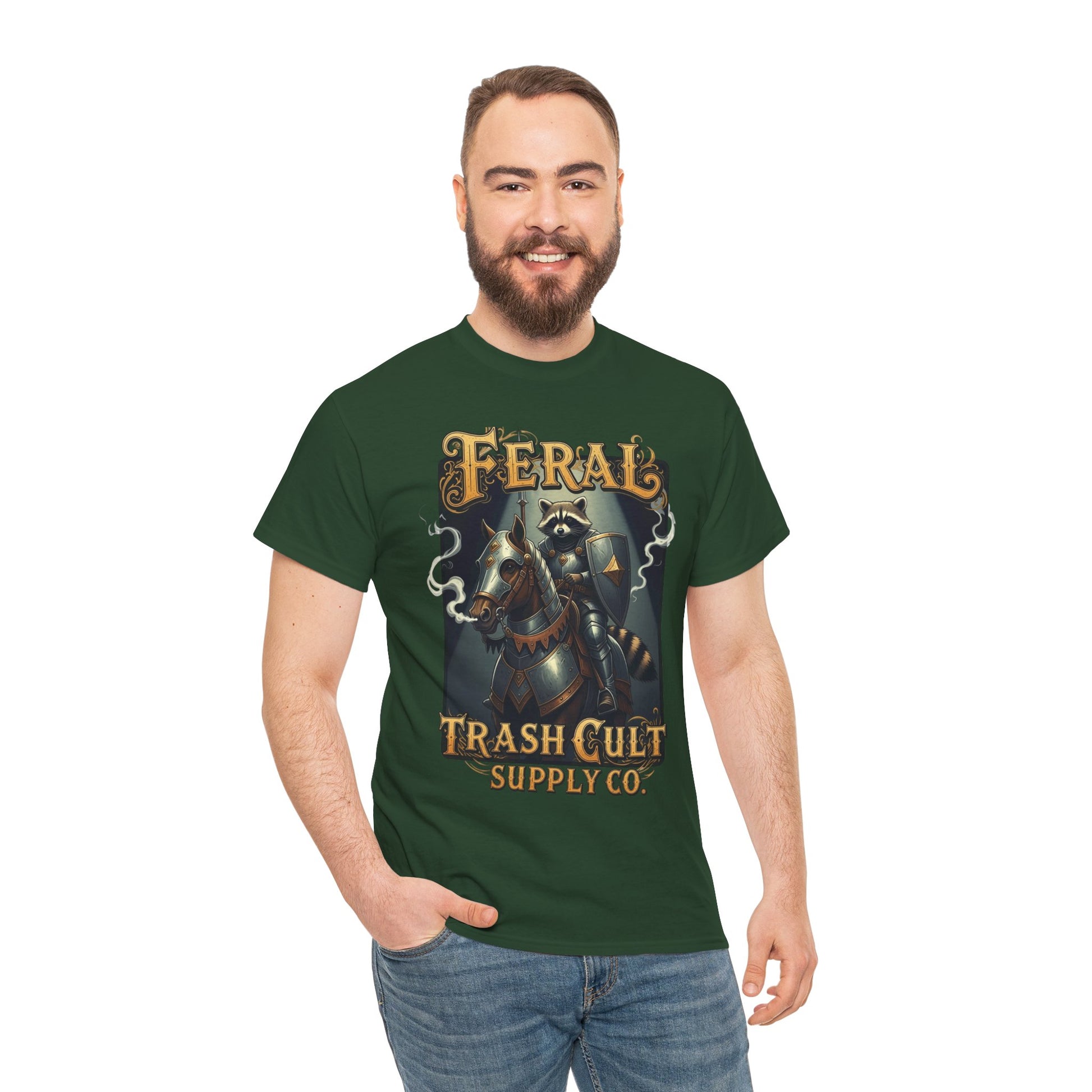 Feral Trash Cult Tee, Unisex Graphic Tee, Cool T-Shirt, Unique Funny Apparel, Gift for Eco Warriors, Casual Wear, Festival Clothing
