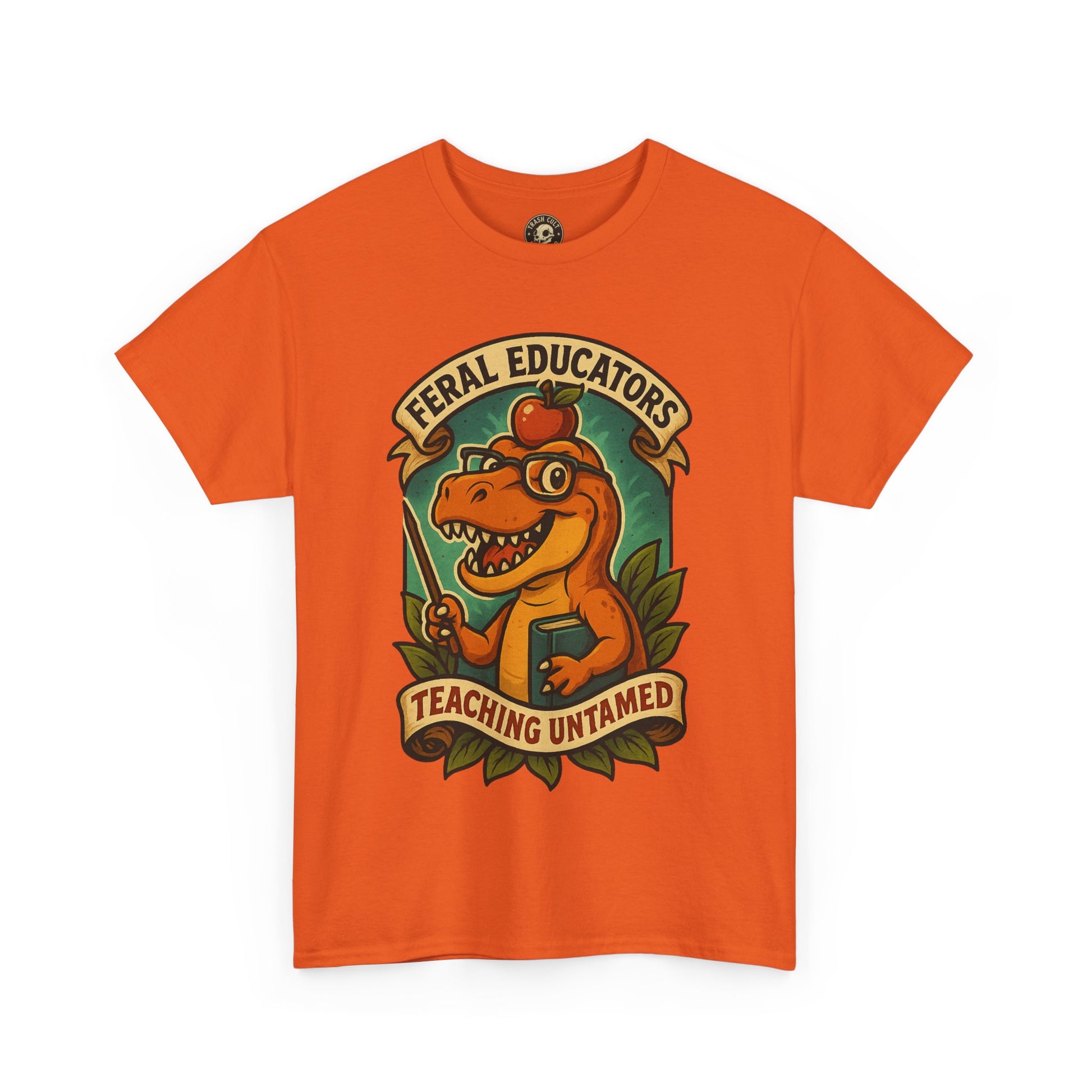 Feral Educators Tee, Fun Teacher Shirt, Unisex Cotton Tee, Gift for Educators, Classroom Apparel, Teacher Appreciation Day