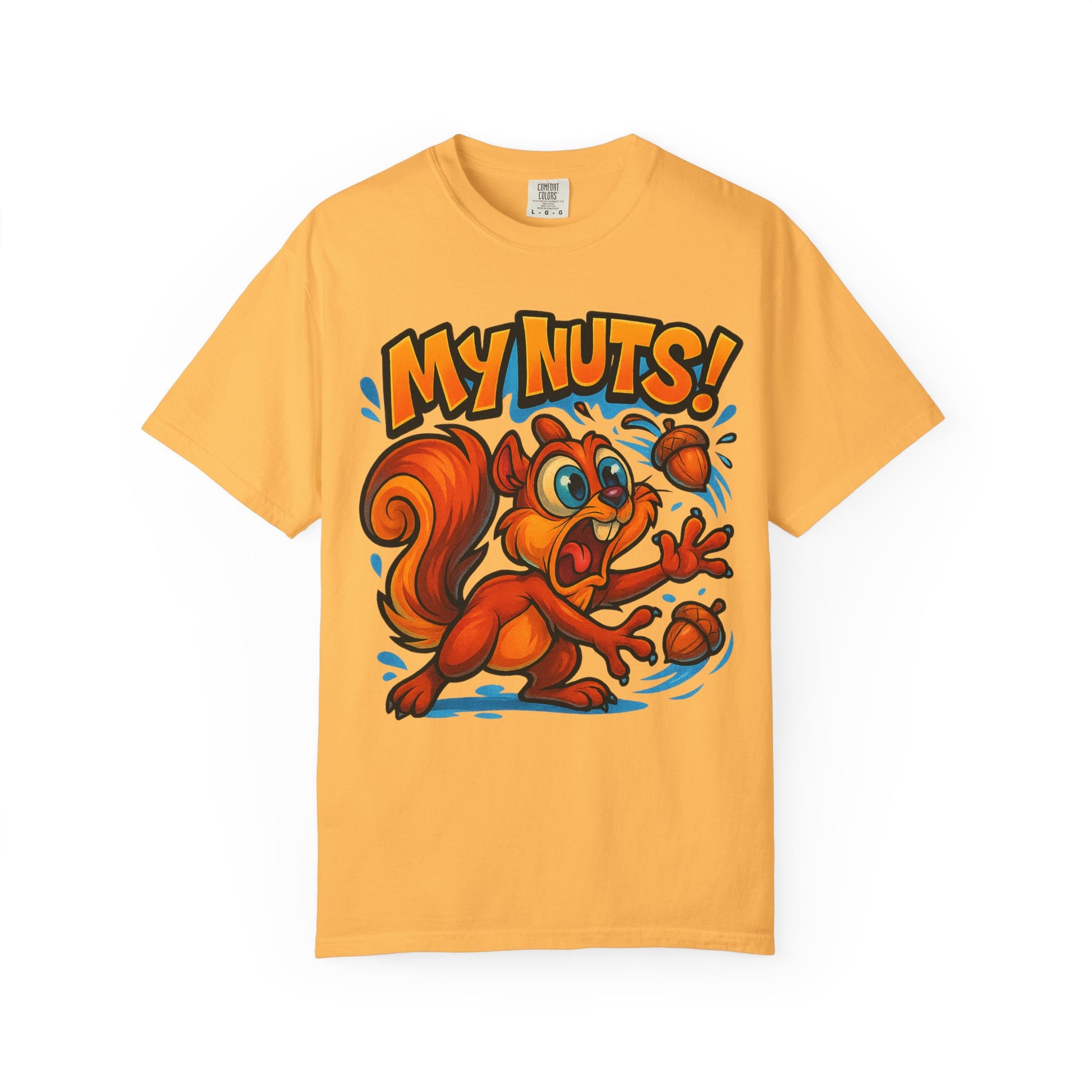 My Nuts! Squirrel Shirt – Funny New School Tattoo Style Tee | Gildan 5000