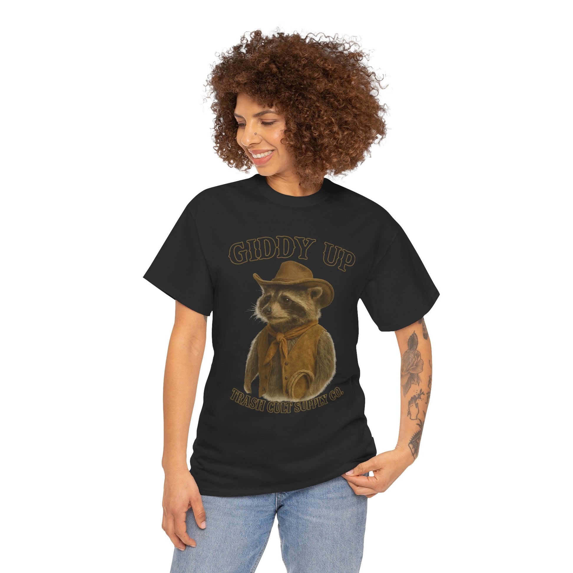 Giddy Up Graphic Tee, Funny Tee, Unisex Cowboy Shirt, Casual Wear, Gift for Him/Her