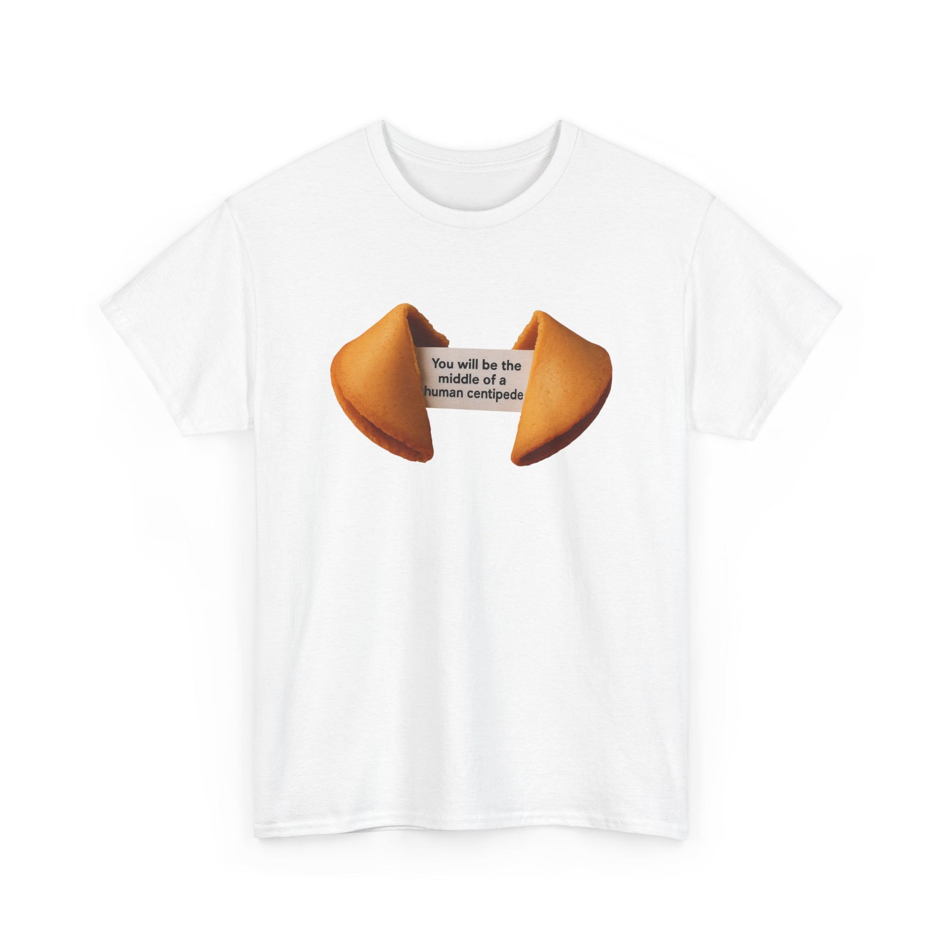Fortune Cookie Unisex Heavy Cotton Tee - Positive Vibes Shirt