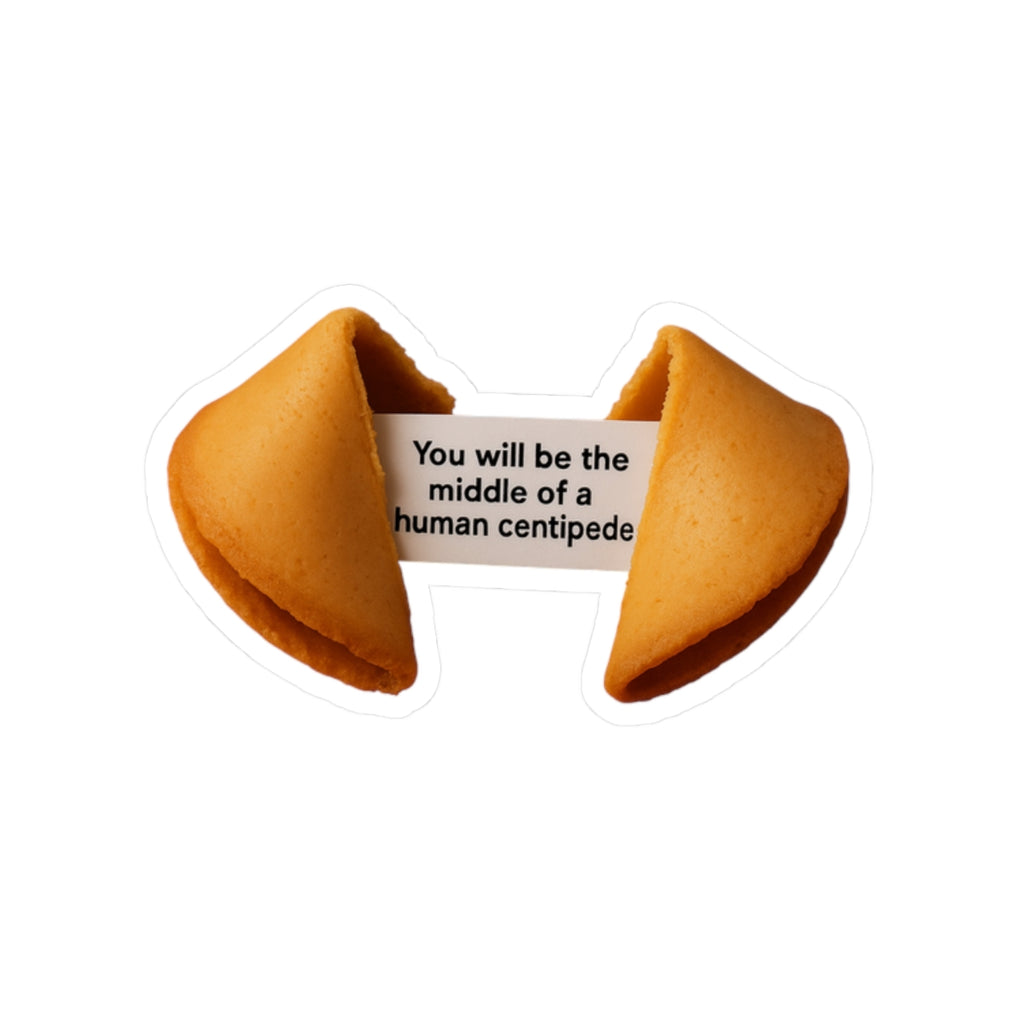 Fortune Cookie Kiss-Cut Stickers - Humorous Laptop Decals