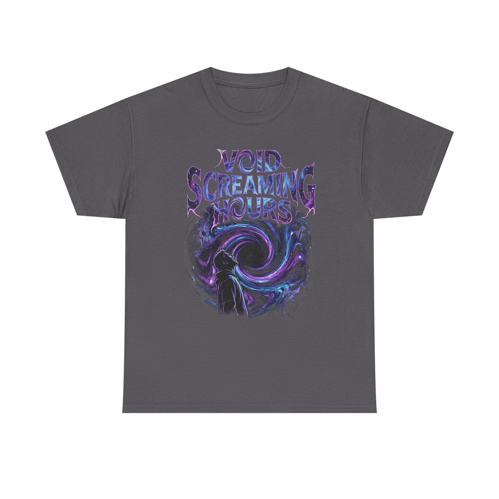 Void Screaming Hours Tee — Gothic Cosmic Horror T‑Shirt