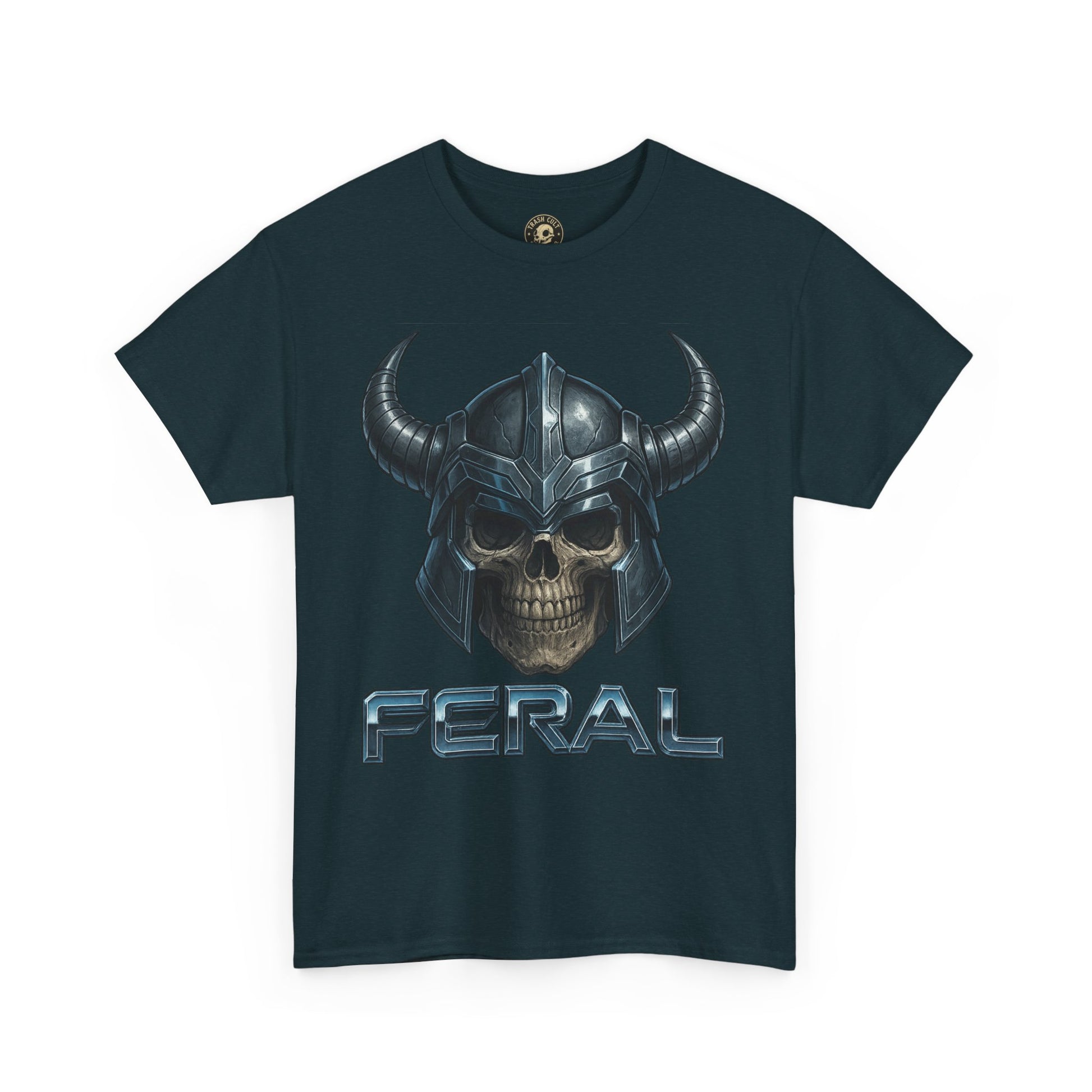 Feral Skull Graphic Tee, Unisex Cotton Shirt, Casual Wear, Gamer Apparel, Unique Gift for Fans