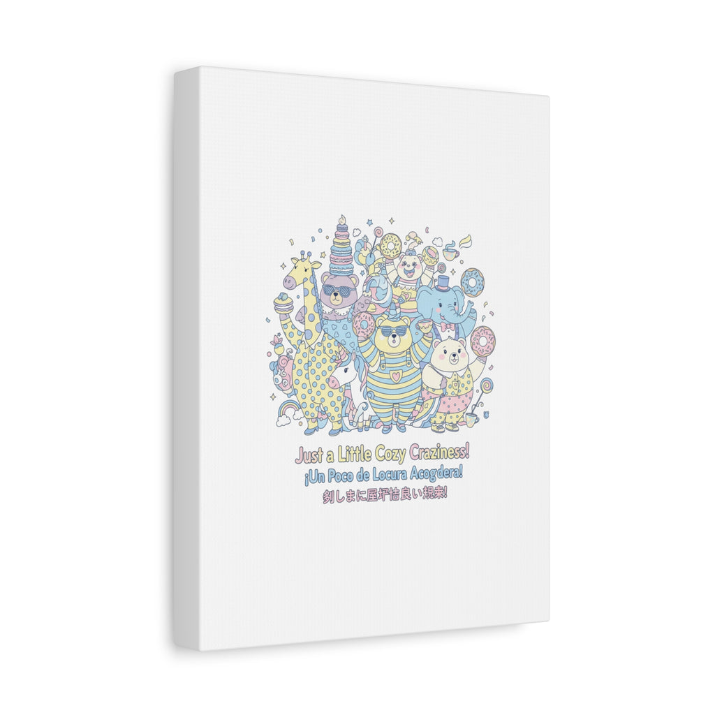 Cozy Craziness Canvas | mildly unhinged cute, whimsical weird