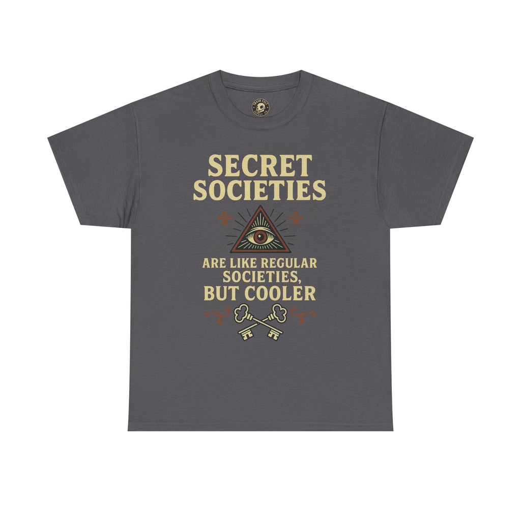 Secret Societies Shirt – Illuminati Eye Graphic Tee – Gildan 5000 Soft Cotton – Trash Cult Vintage Design