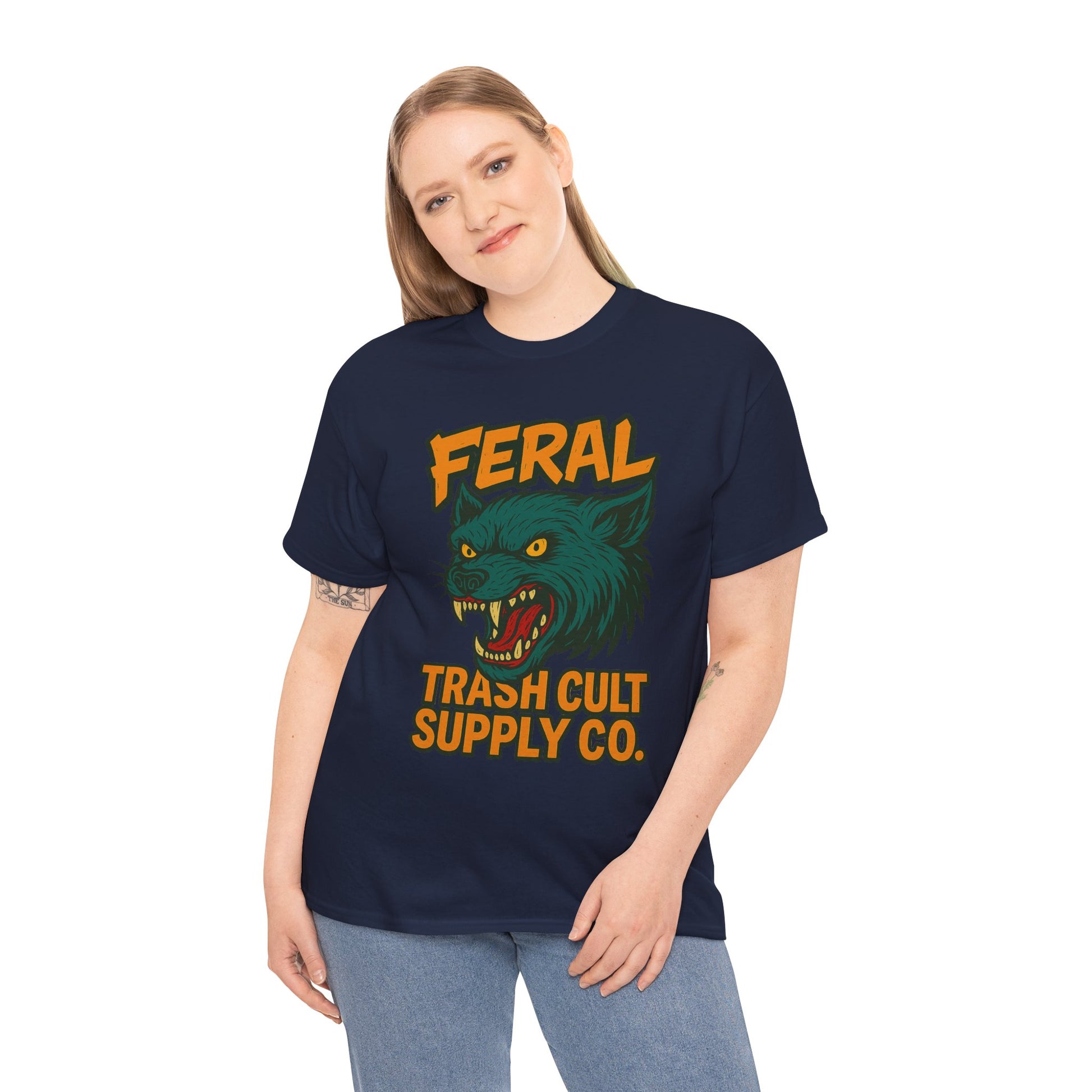 FERAL Wolverine Shirt – Trash Cult Graffiti Tee (Gildan 5000)