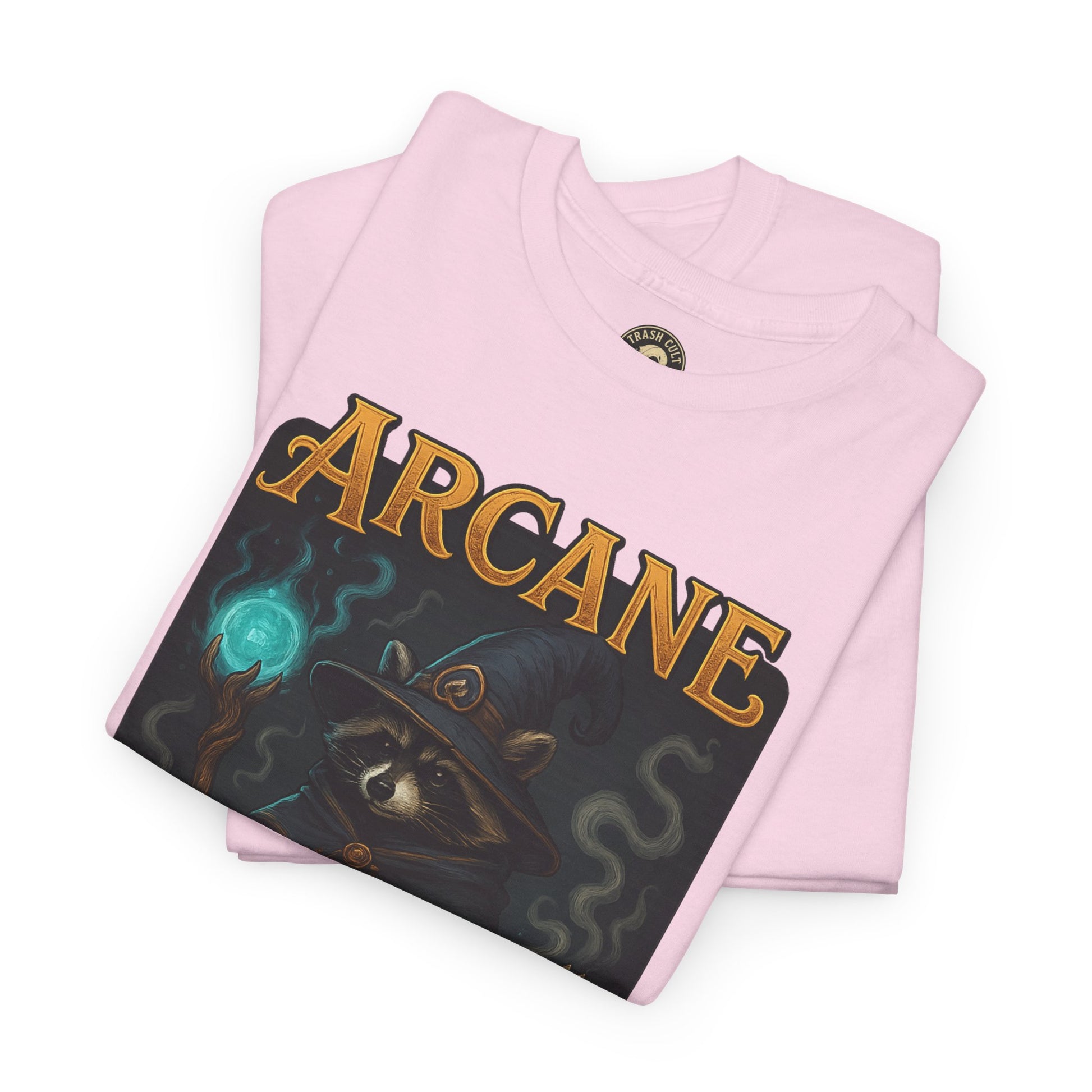 Arcane Trash Cult Unisex Heavy Cotton Tee, Cult Merchandise, Witchy Style, Halloween Tee, Casual Everyday Wear