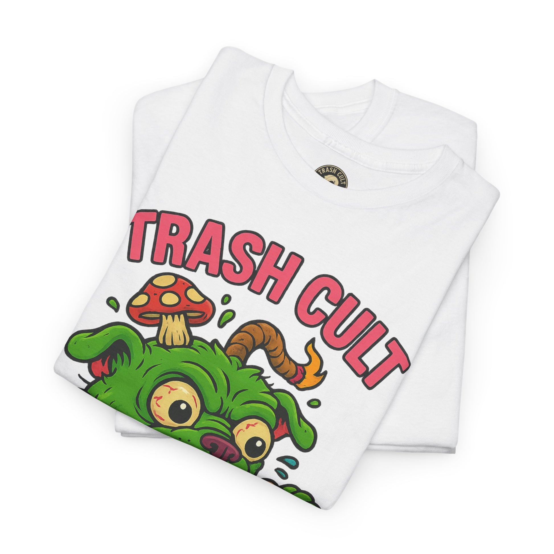 Feral Pizza Monster Shirt – Trash Cult Supply Co | Gildan 5000 Graphic Tee