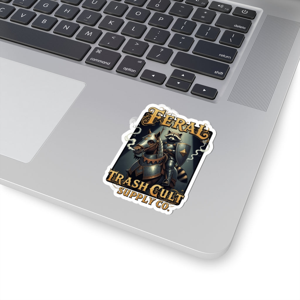 Feral Trash Cult Kiss-Cut Stickers, Unique Art Stickers, Laptop Decor, Gift for Friends, Stickers for Scrapbooking