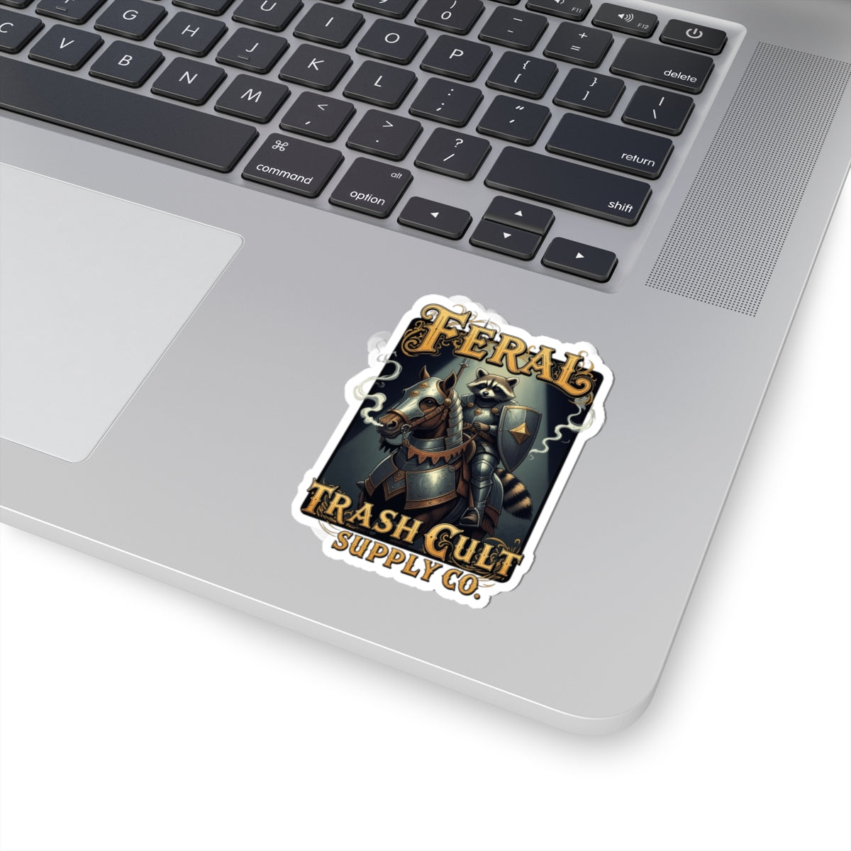 Feral Trash Cult Kiss-Cut Stickers, Unique Art Stickers, Laptop Decor, Gift for Friends, Stickers for Scrapbooking
