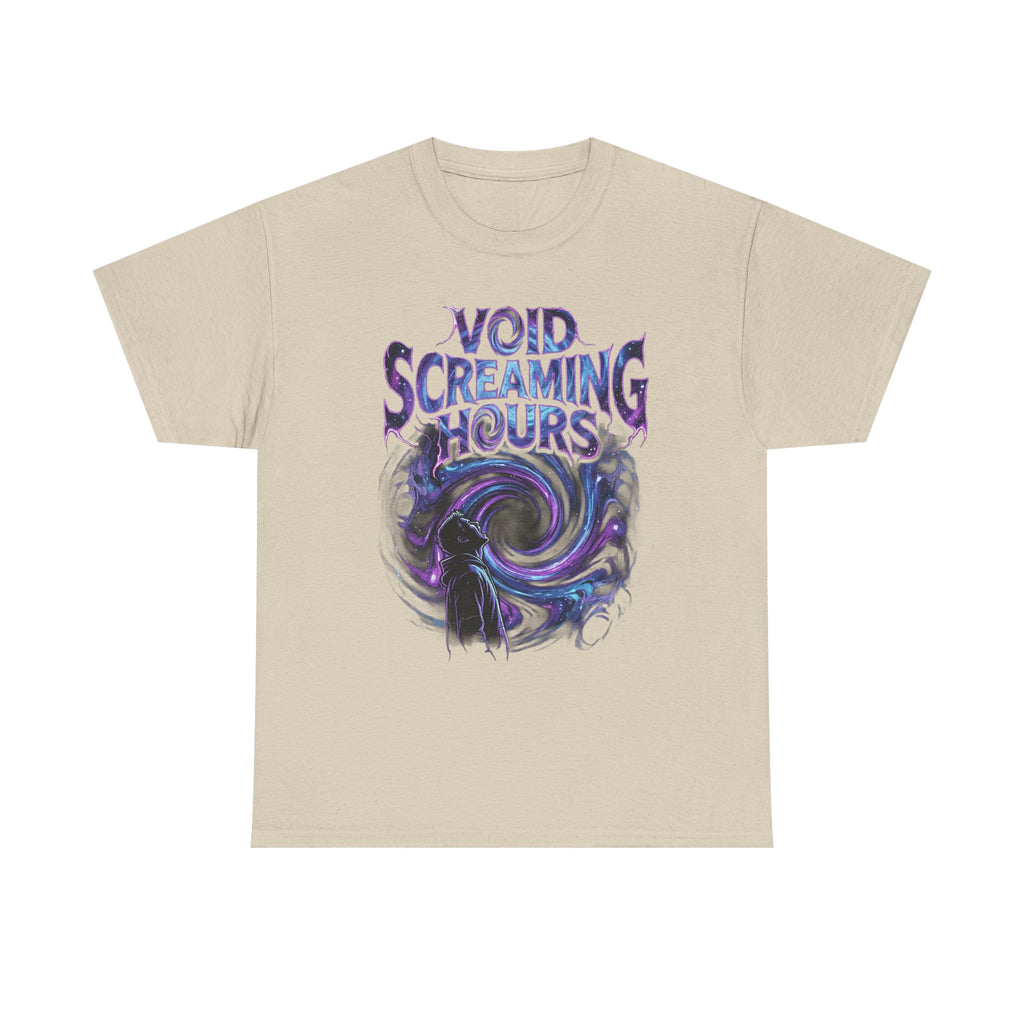 Void Screaming Hours Tee — Gothic Cosmic Horror T‑Shirt