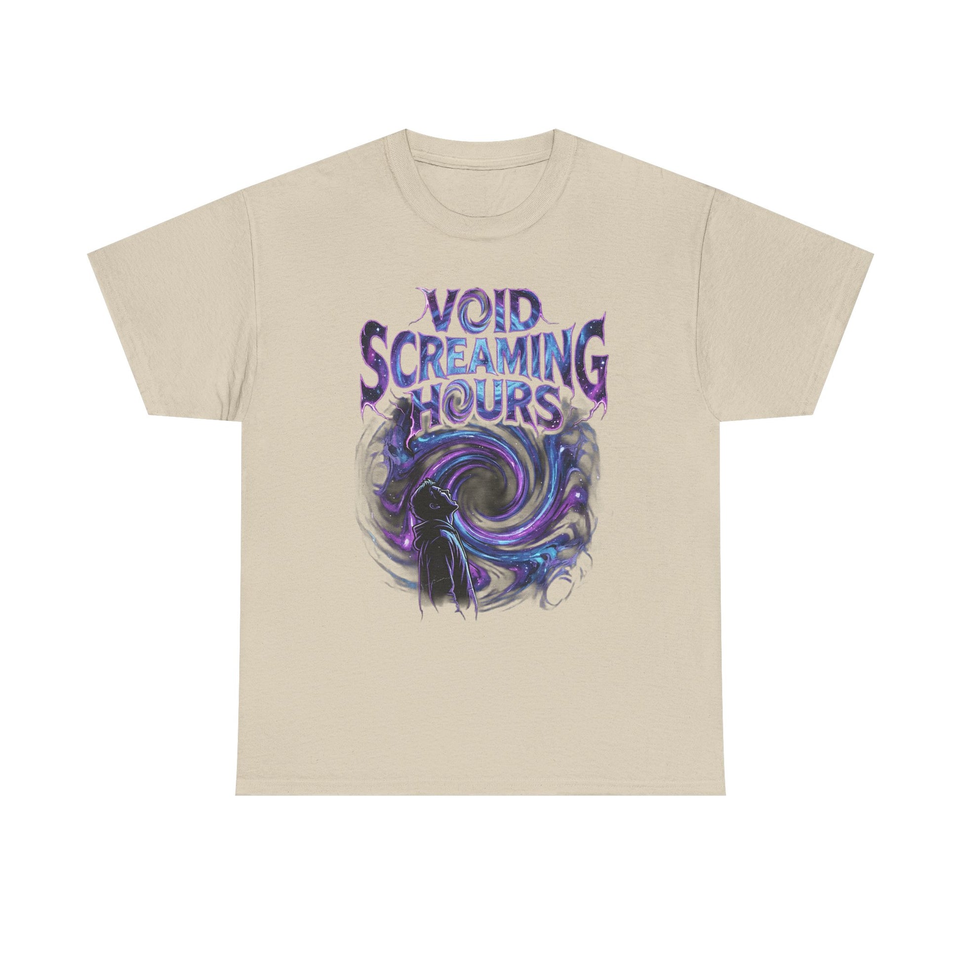 Void Screaming Hours Tee — Gothic Cosmic Horror T‑Shirt