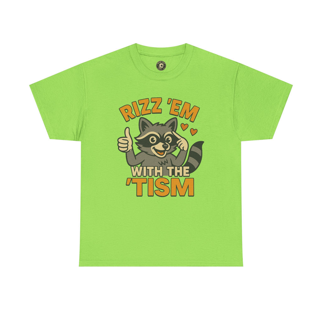 Rizz ’Em With the ’Tism T-Shirt – Funny Neurodivergent Graphic Tee for Bold Personalities