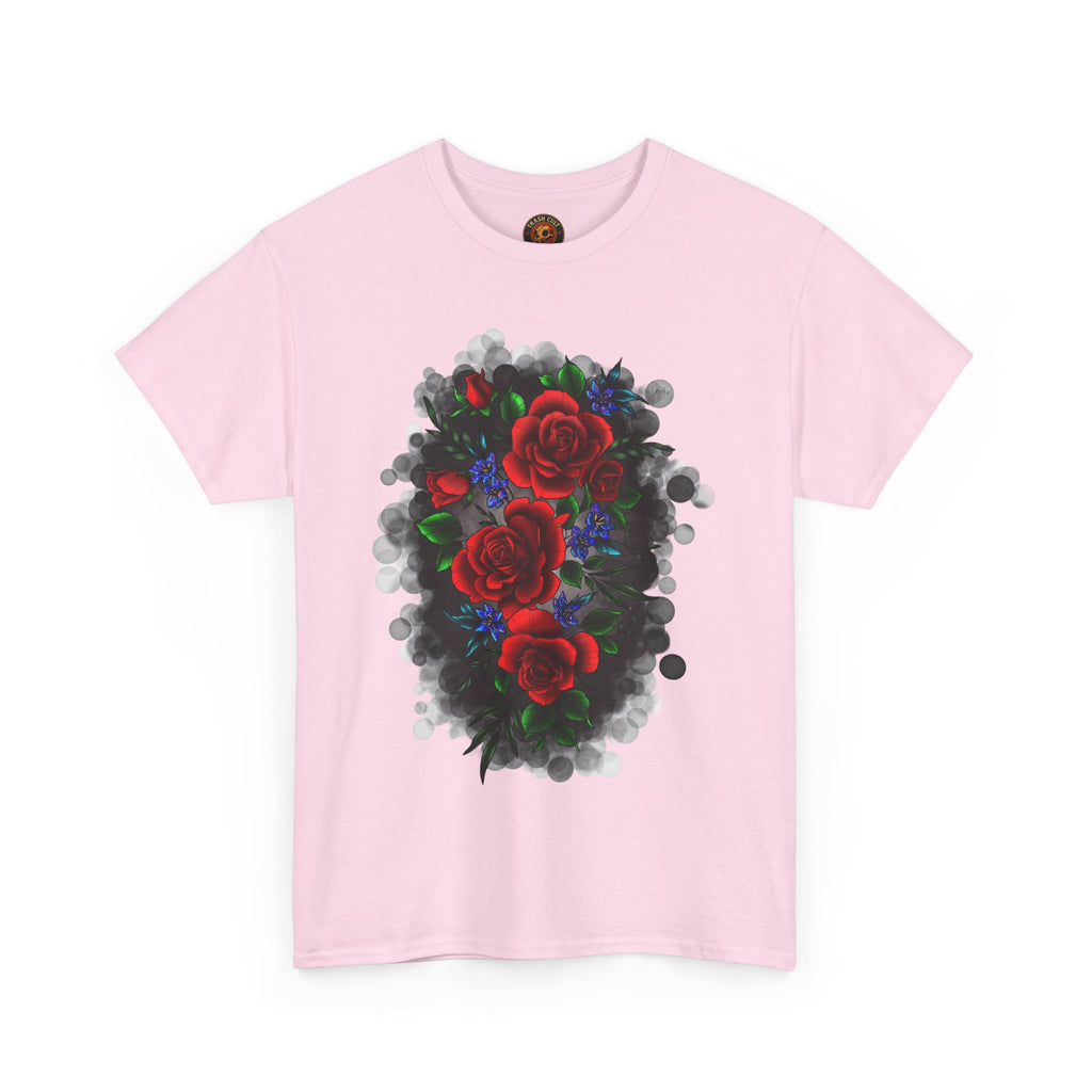 Floral Smoke Tattoo T-Shirt – Lara Davenport x Trash Cult Supply Co. Collab (Gildan 5000)