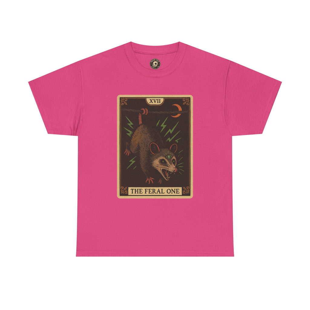 Feral One Graphic Tee - Quirky Unisex T-Shirt, Vintage Inspired, Animal Art, Casual Wear, Gifts for Him/Her