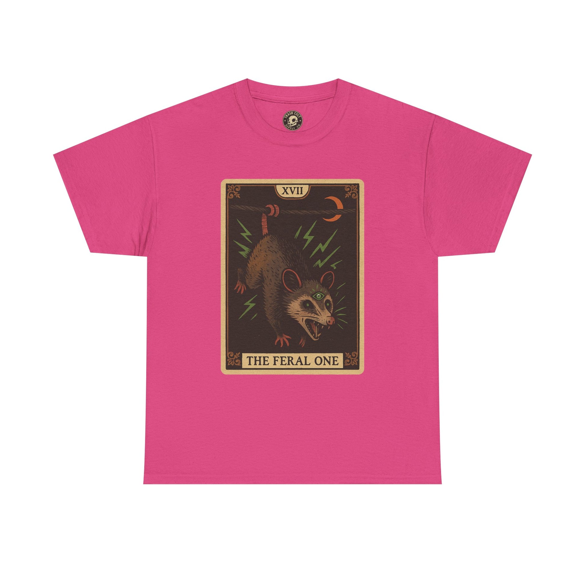 Feral One Graphic Tee - Quirky Unisex T-Shirt, Vintage Inspired, Animal Art, Casual Wear, Gifts for Him/Her