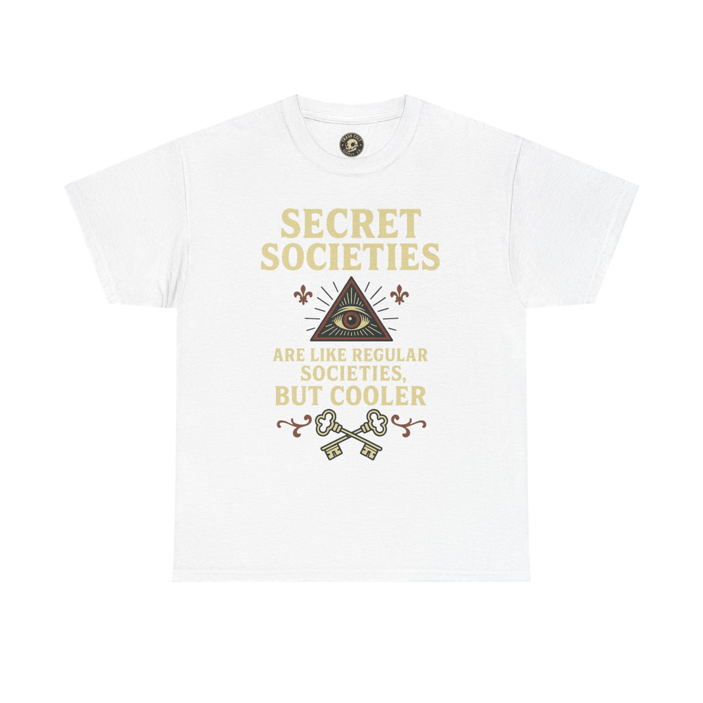 Secret Societies Shirt – Illuminati Eye Graphic Tee – Gildan 5000 Soft Cotton – Trash Cult Vintage Design