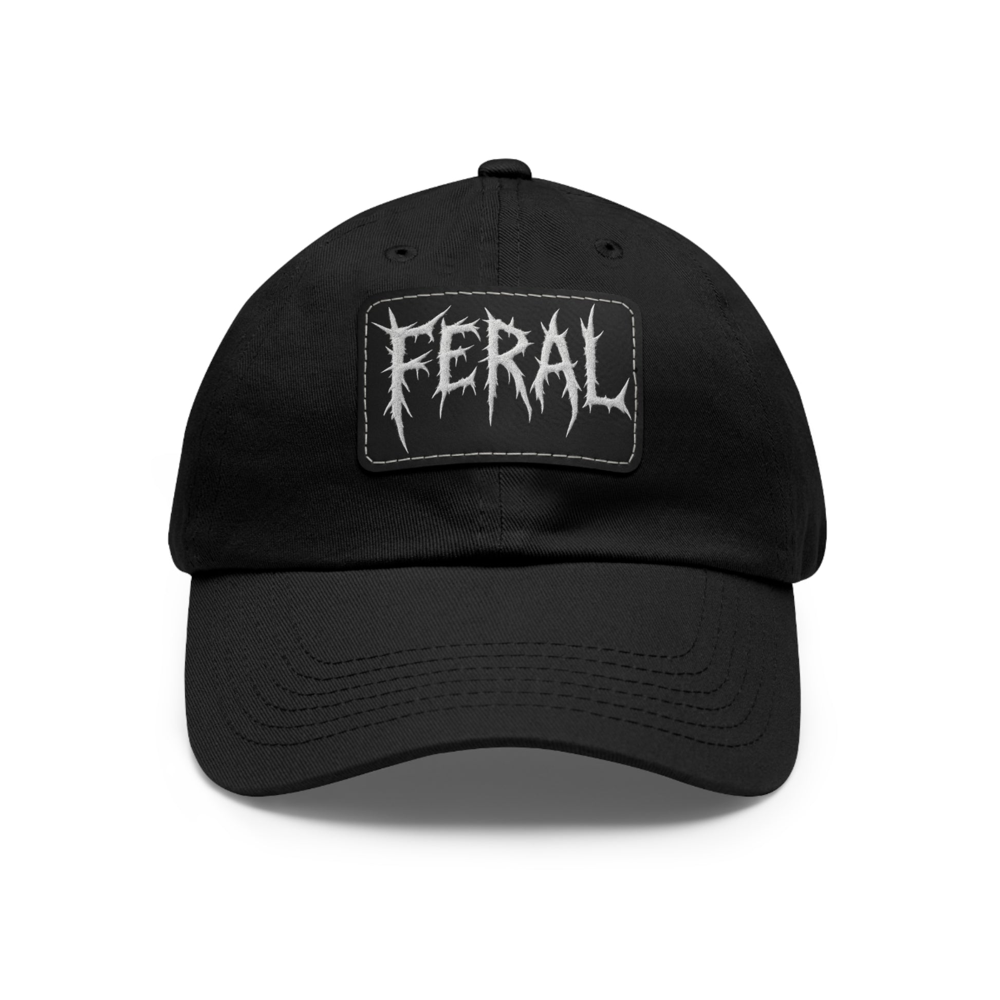 FERAL Embroidered Leather Patch Hat – Trash Cult Supply Co.