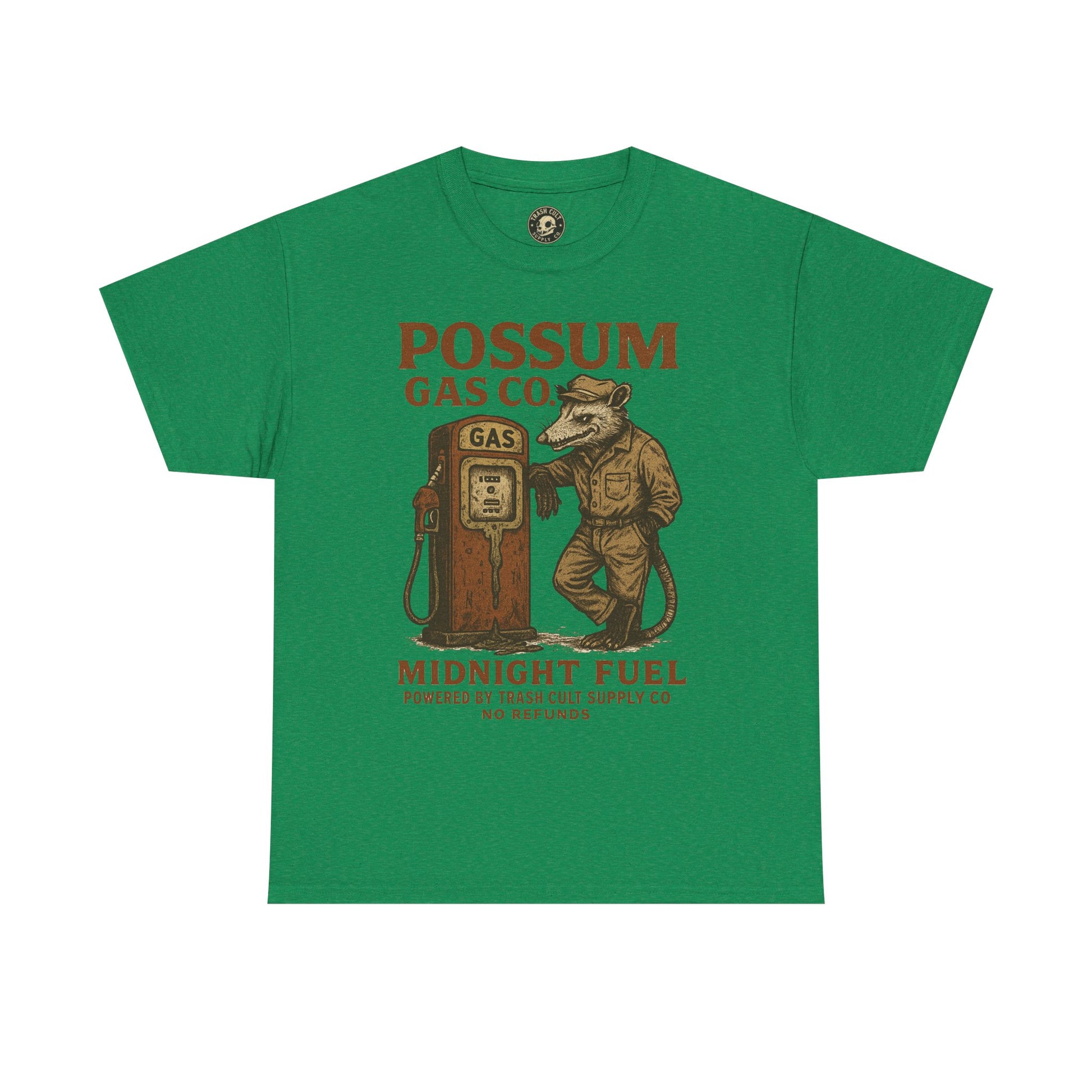 Possum Gas Co. Vintage Feral Mechanic Shirt – Trash Cult Supply Co. – Gildan 5000