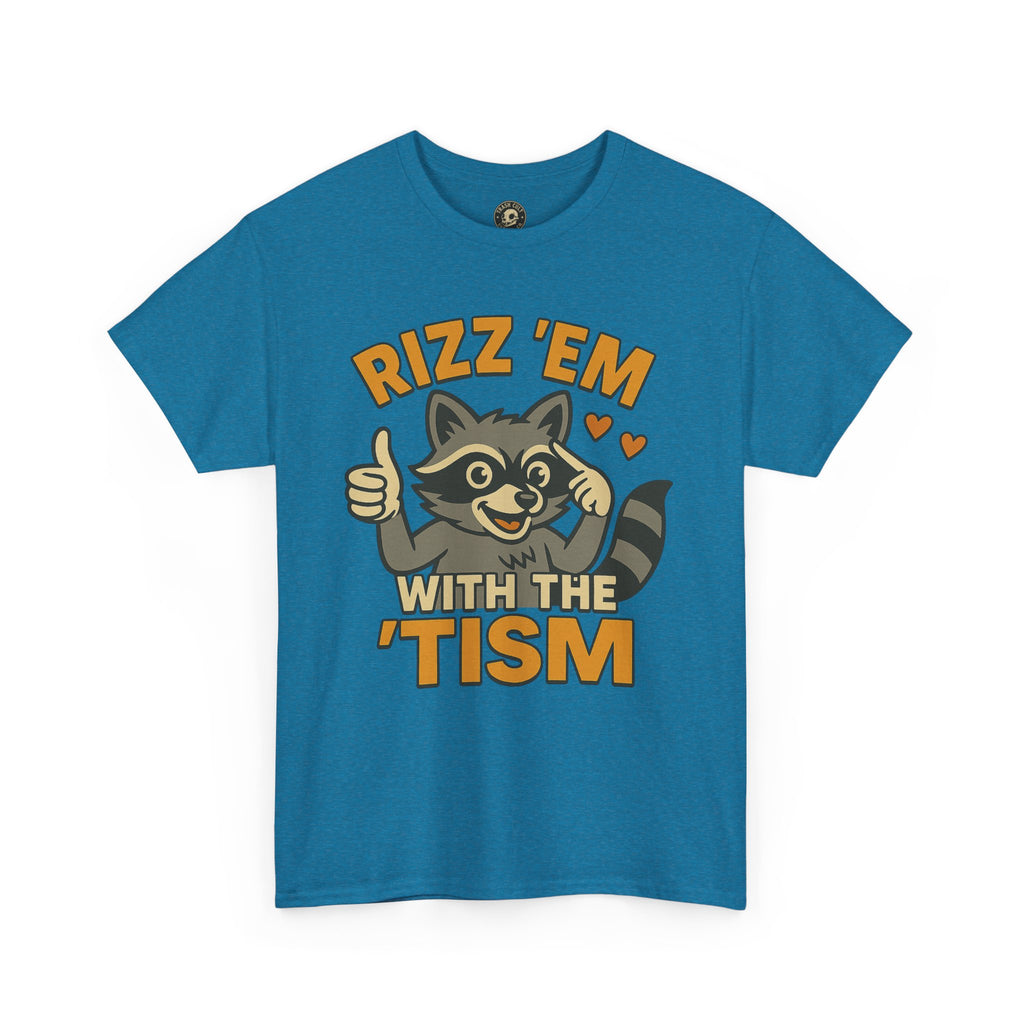 Rizz ’Em With the ’Tism T-Shirt – Funny Neurodivergent Graphic Tee for Bold Personalities