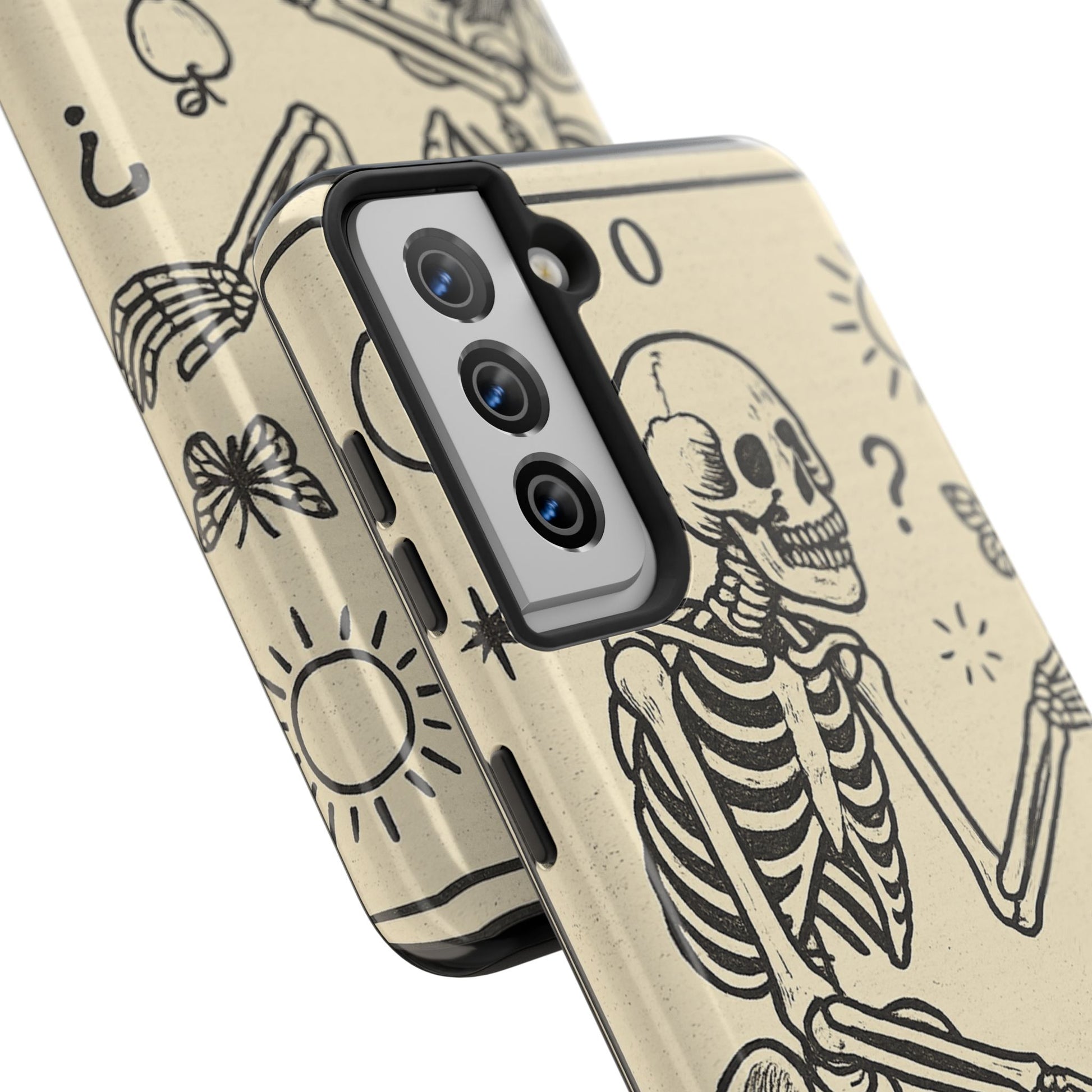 Skeleton ADHD Phone Cases, Unique Phone Cover, Funny ADHD Gift, Quirky Skeleton Design, Cool Accessories for Everyone