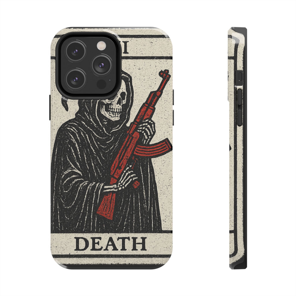 Grim Reaper Phone Case, Tough Phone Case for Gamers, Unique Smartphone Accessories, Halloween Decor, Death-Inspired Gift